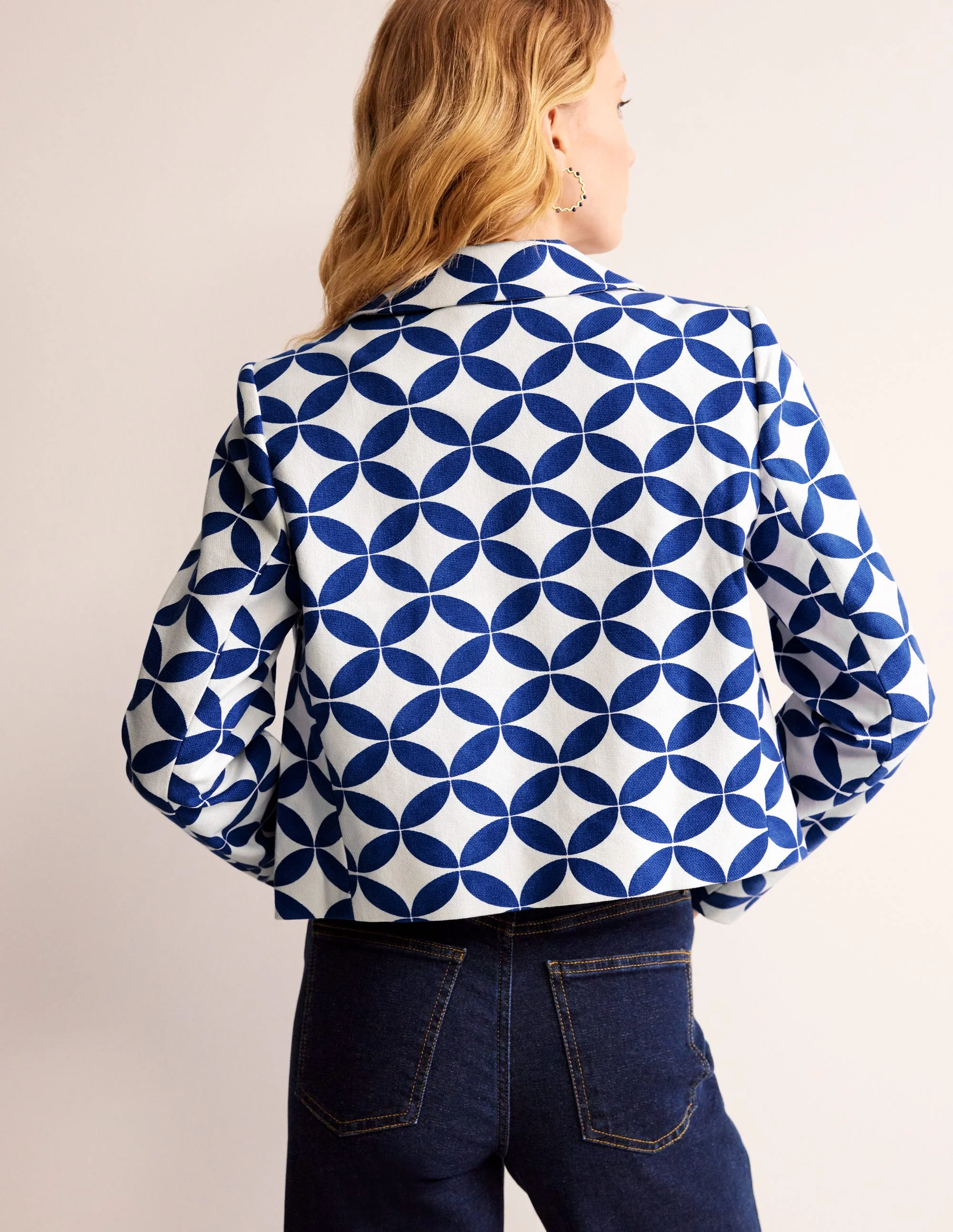 Occasion Jacket-Navy Geo - Image 3