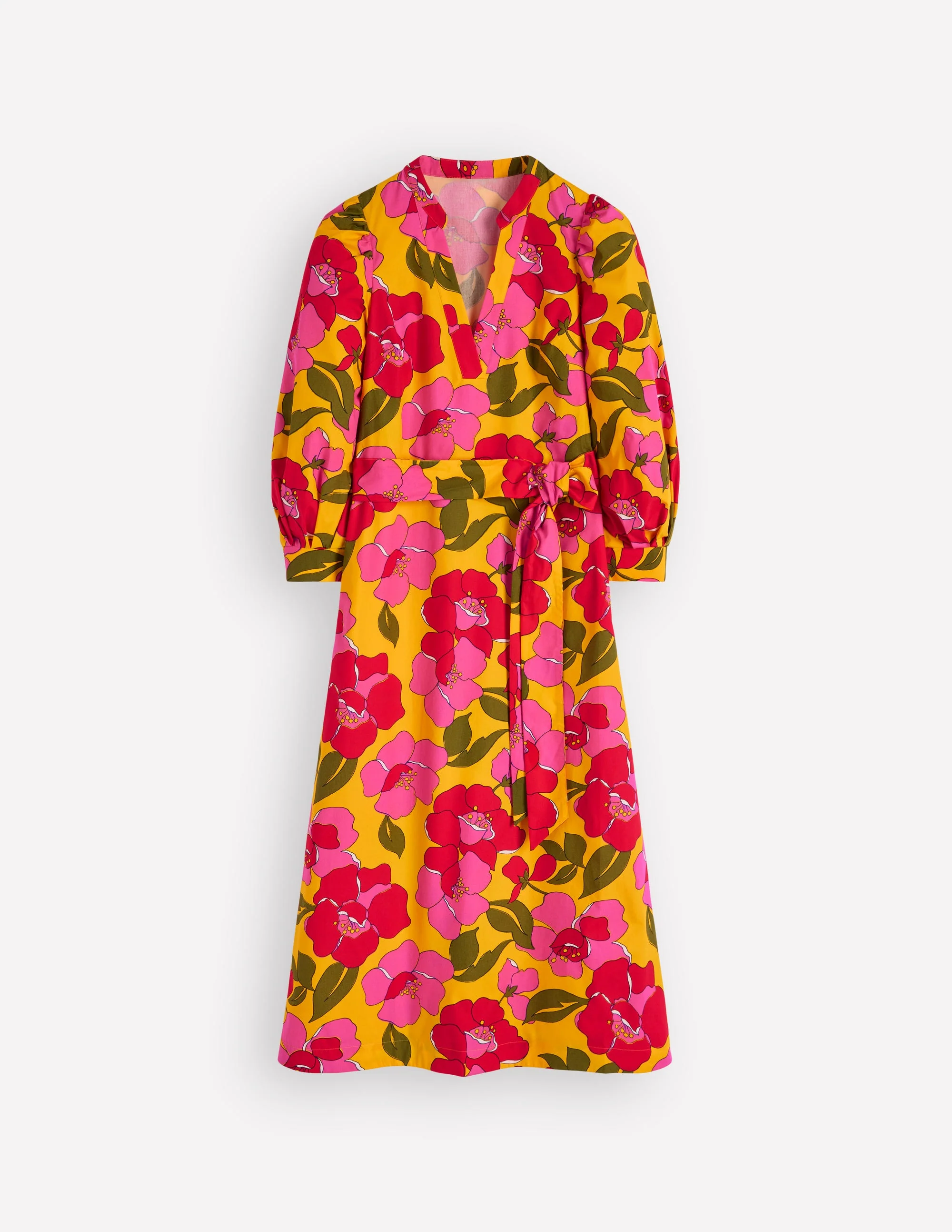 Octavia Cotton Dress-Yellow Radiant Bloom - Image 9