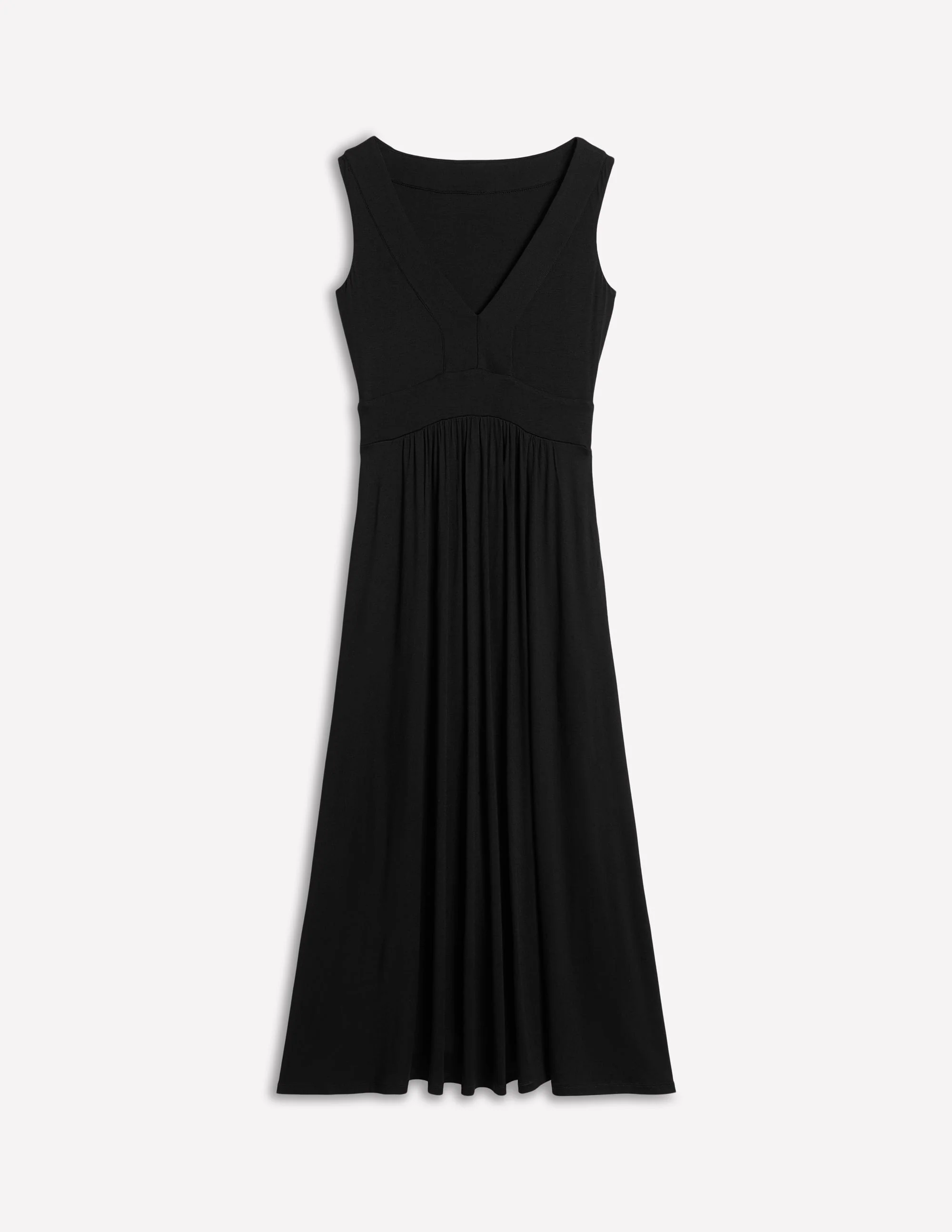 Olympia Jersey Maxi Dress-Black - Image 5