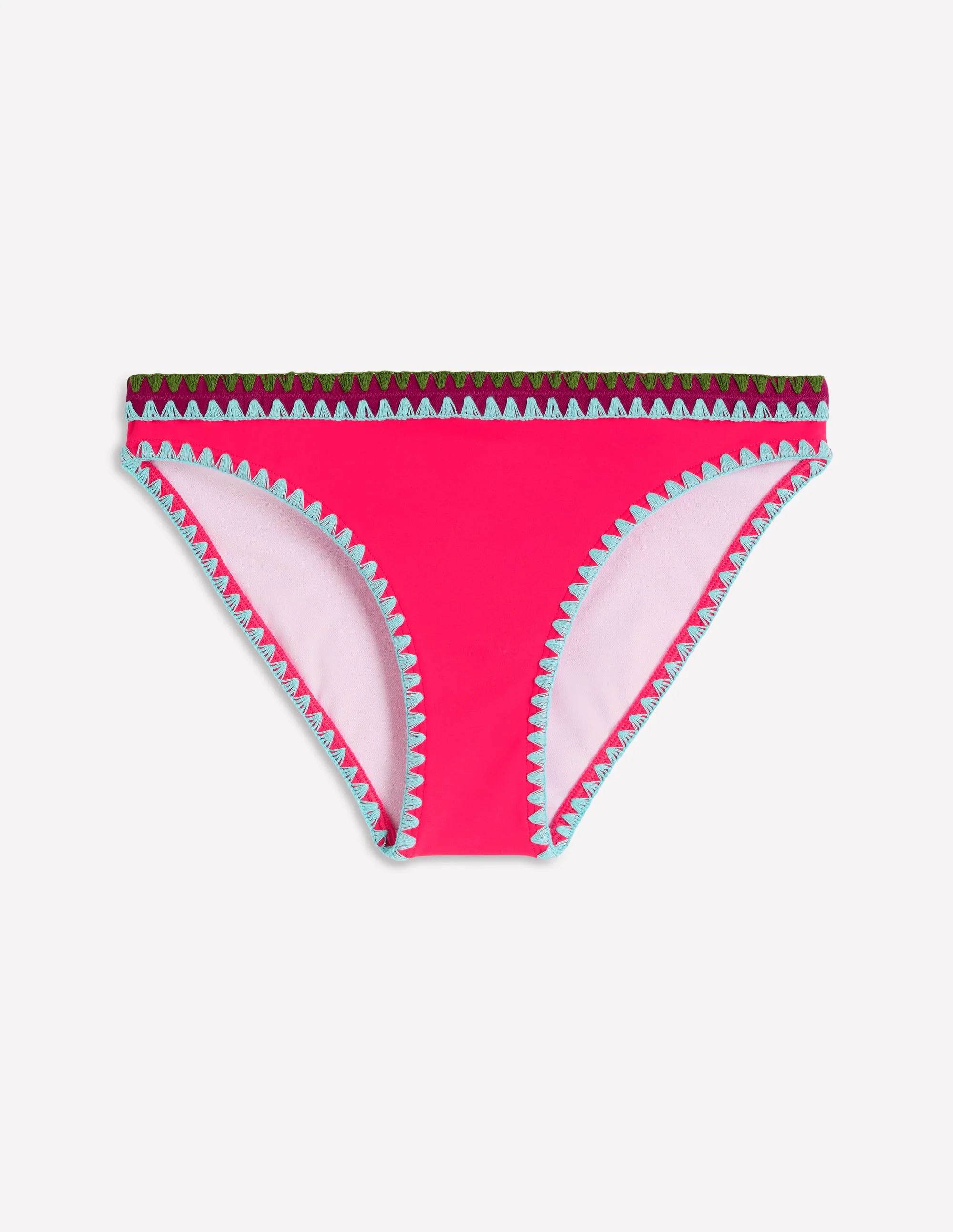 Porto Bikini Bottoms-Rosy, Embroidery - Image 5