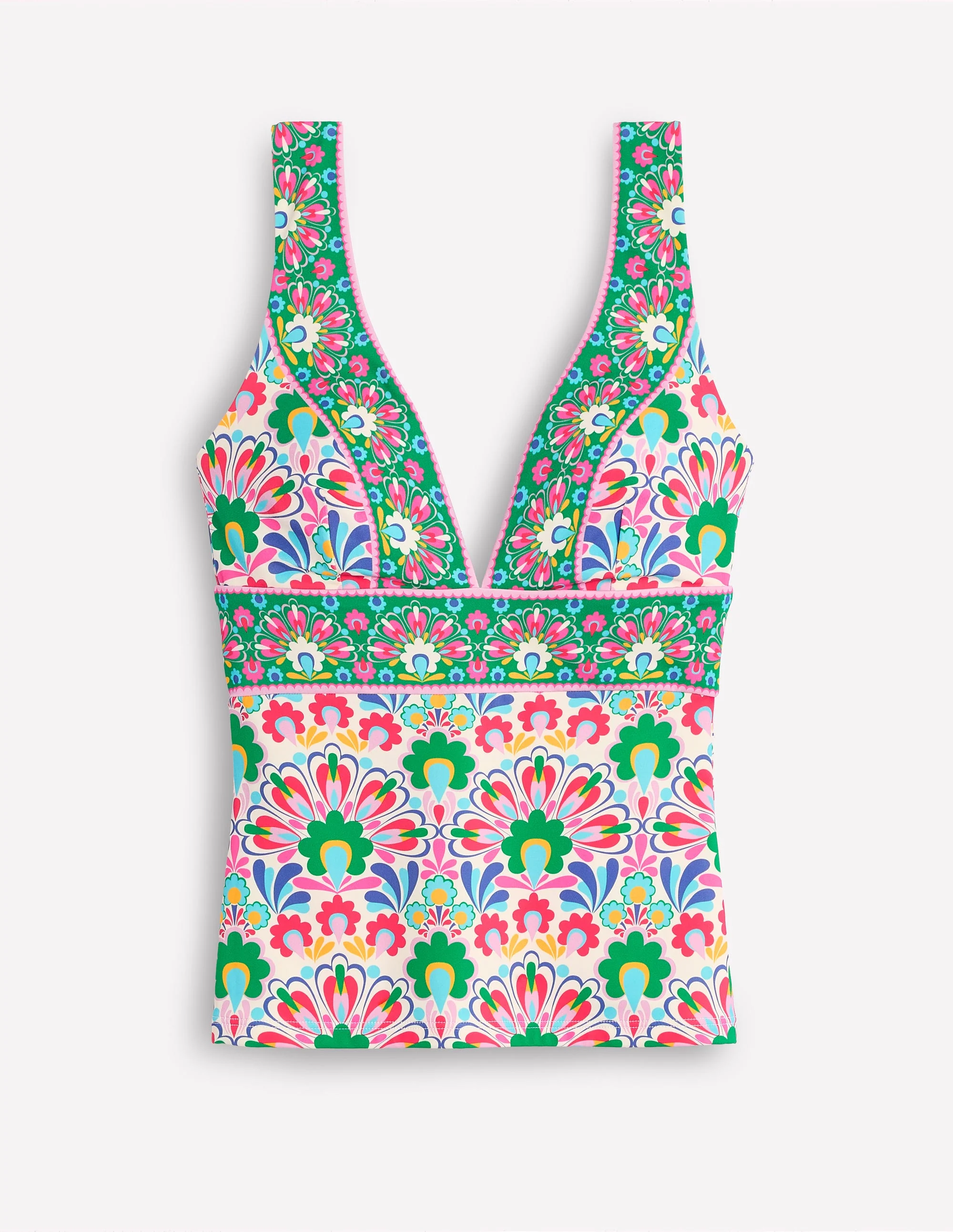 Porto Tankini Top-Multi, Decorative Dandelion - Image 5