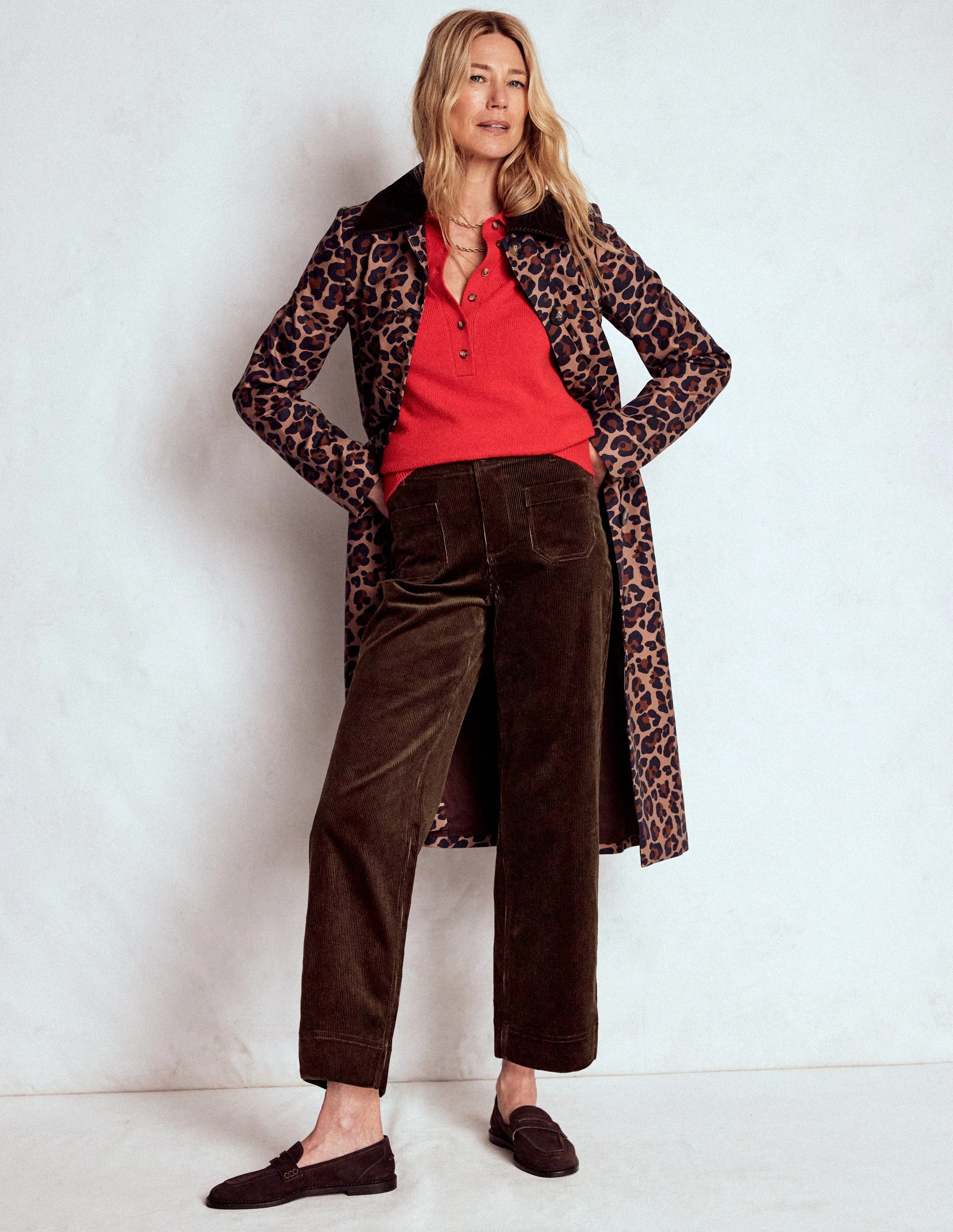 Primrose Cord Pants-Espresso