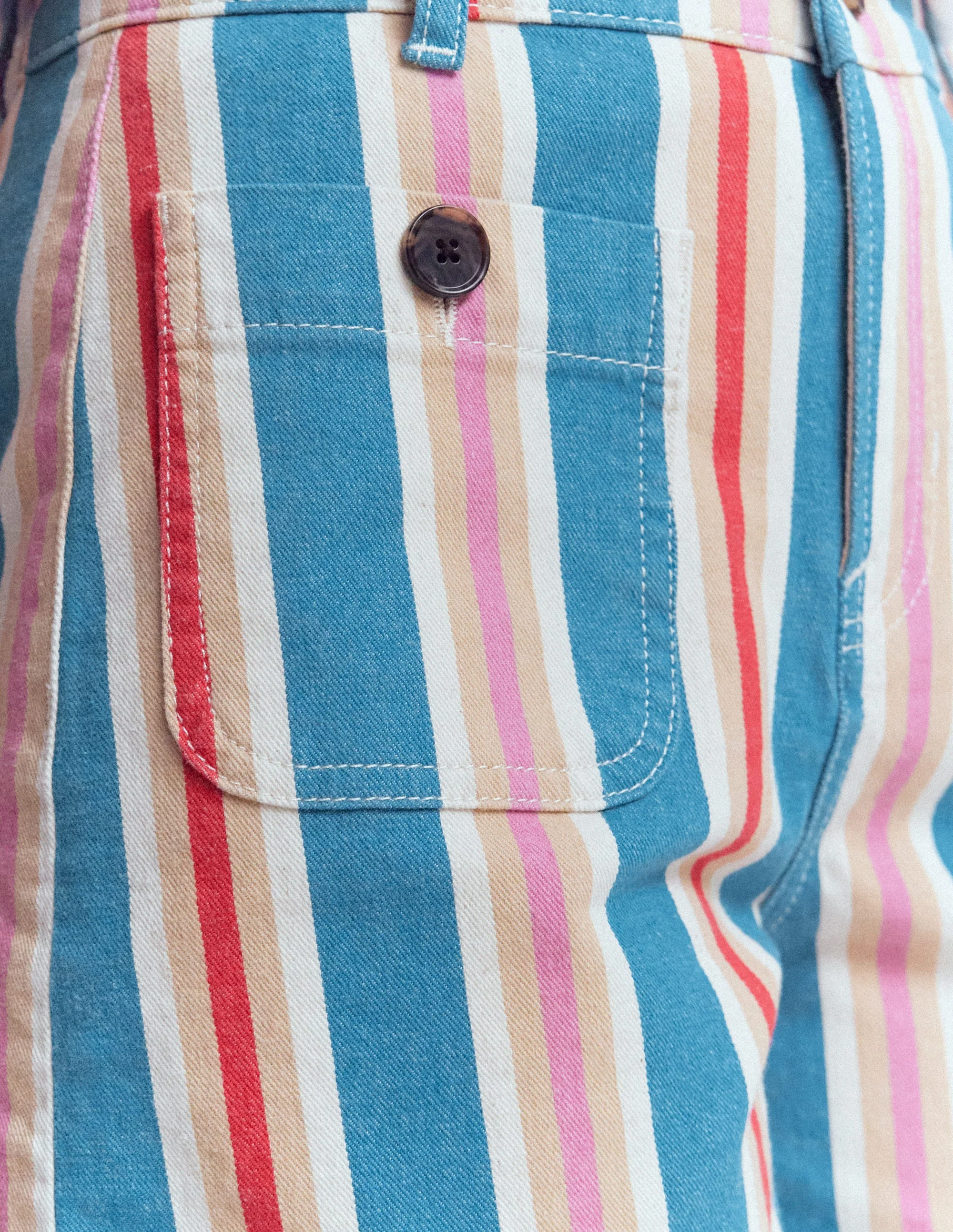 Primrose Denim Shorts-Stripe - Image 6