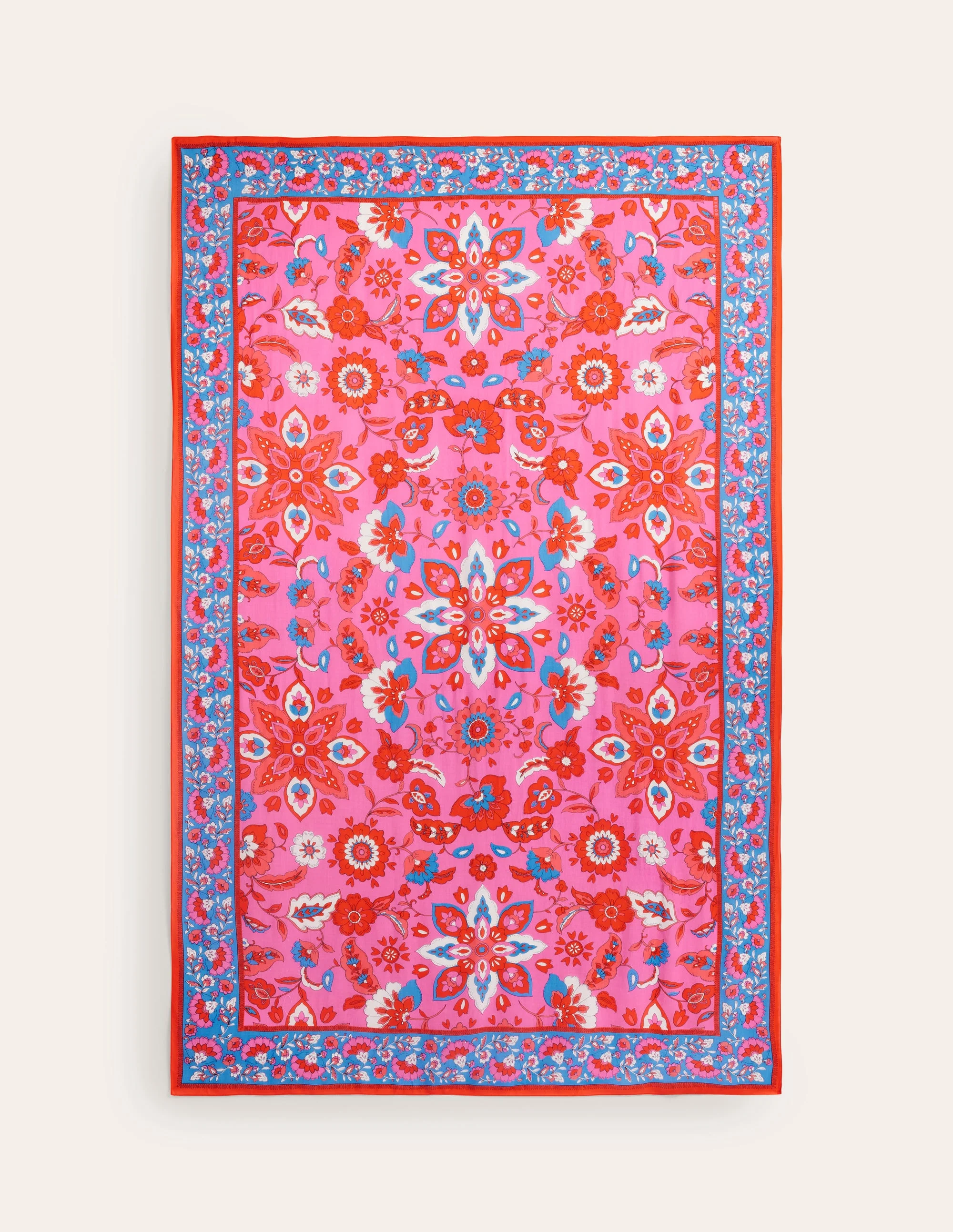 Printed Sarong Scarf-Party Pink, Botanic Sprig - Image 5