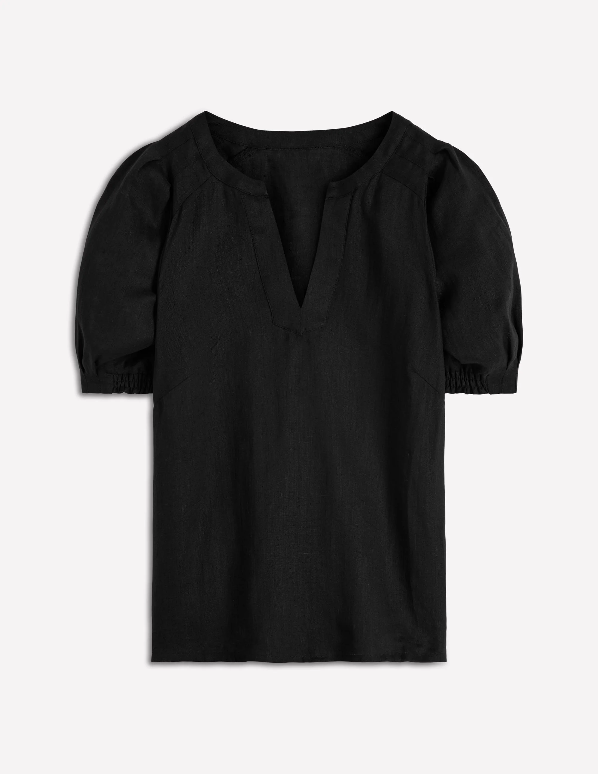 Rae Linen Top-Black - Image 5
