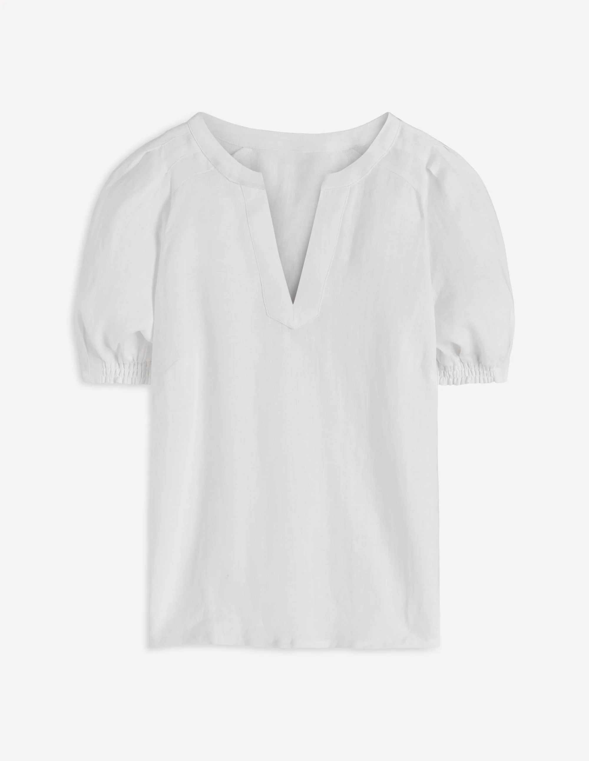 Rae Linen Top-White - Image 4