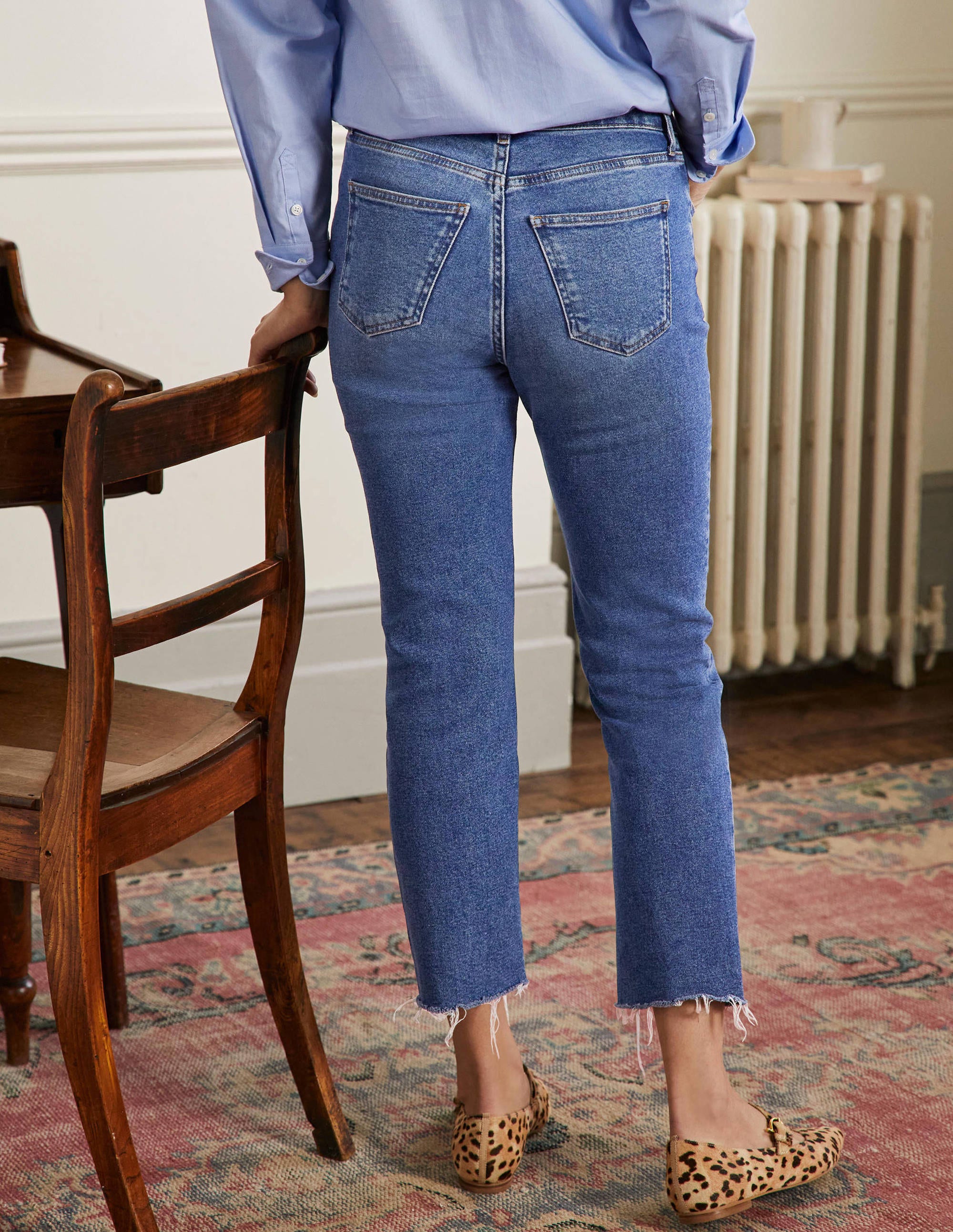 Relaxed Straight Jeans-Mid Vintage - Image 3