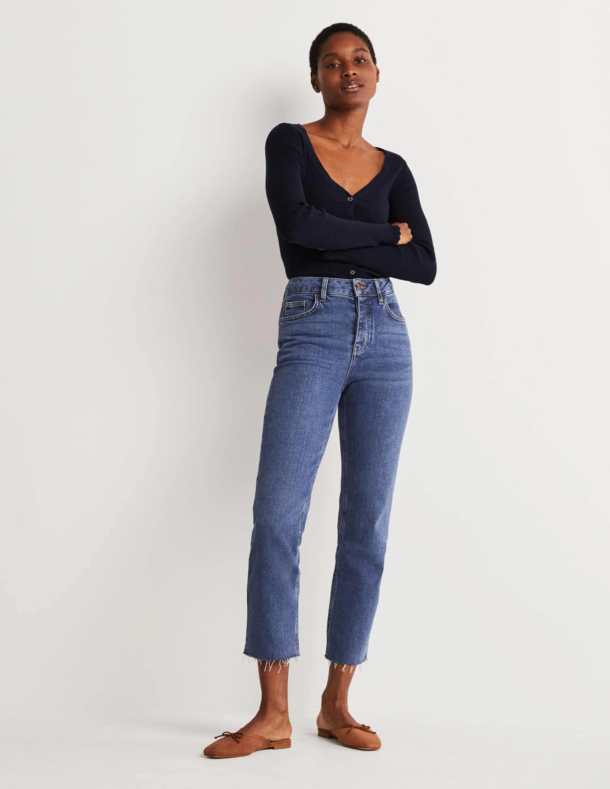 Relaxed Straight Jeans-Mid Vintage - Image 5
