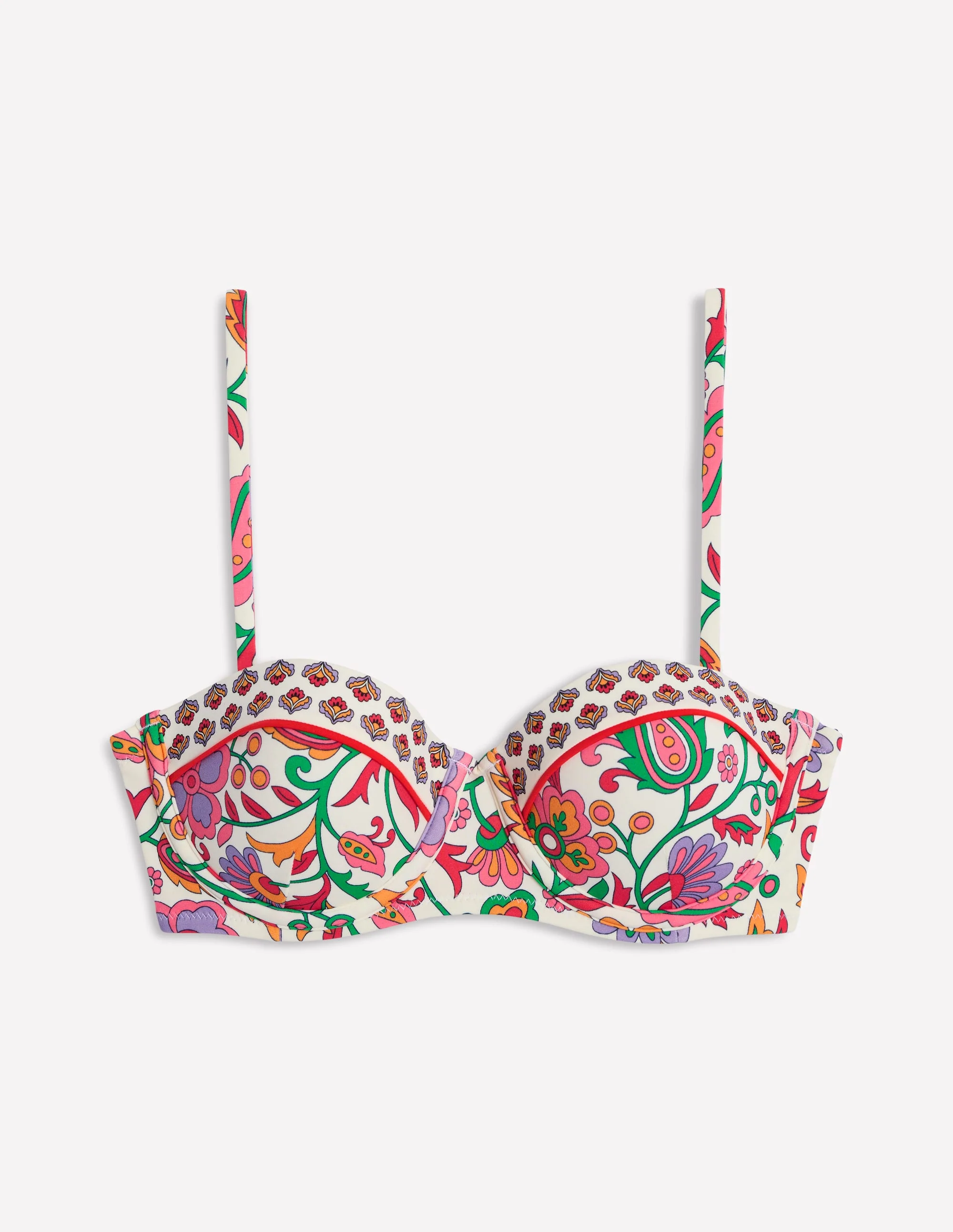 Rhodes Cup-Size Bikini Top-Multi, Oriental Paradise - Image 5