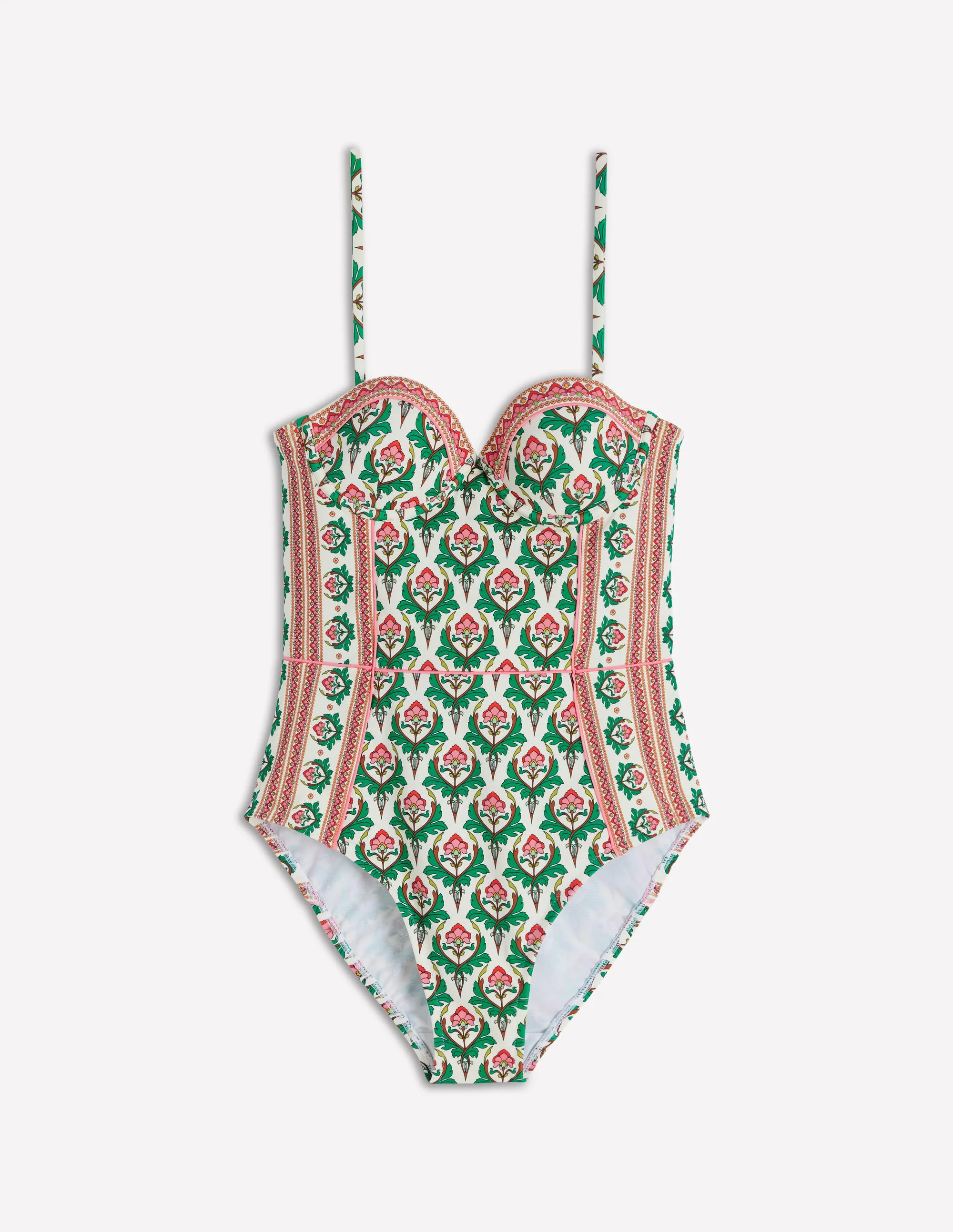 Rhodes Cup-Size Swimsuit-Ivory, Ornamental Stamp - Image 7