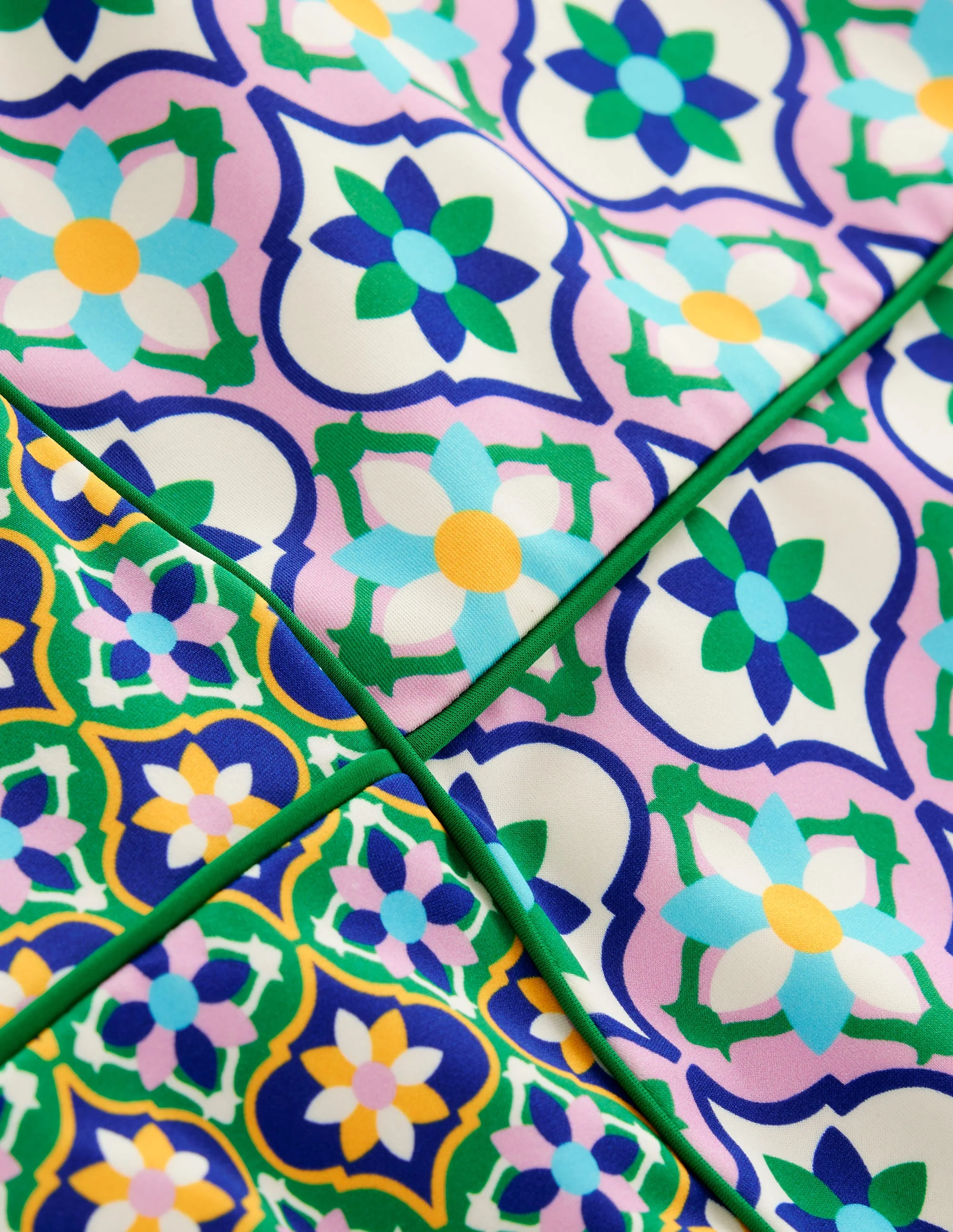 Rhodes Cup-Size Swimsuit-Multi, Floweret Tile - Image 6