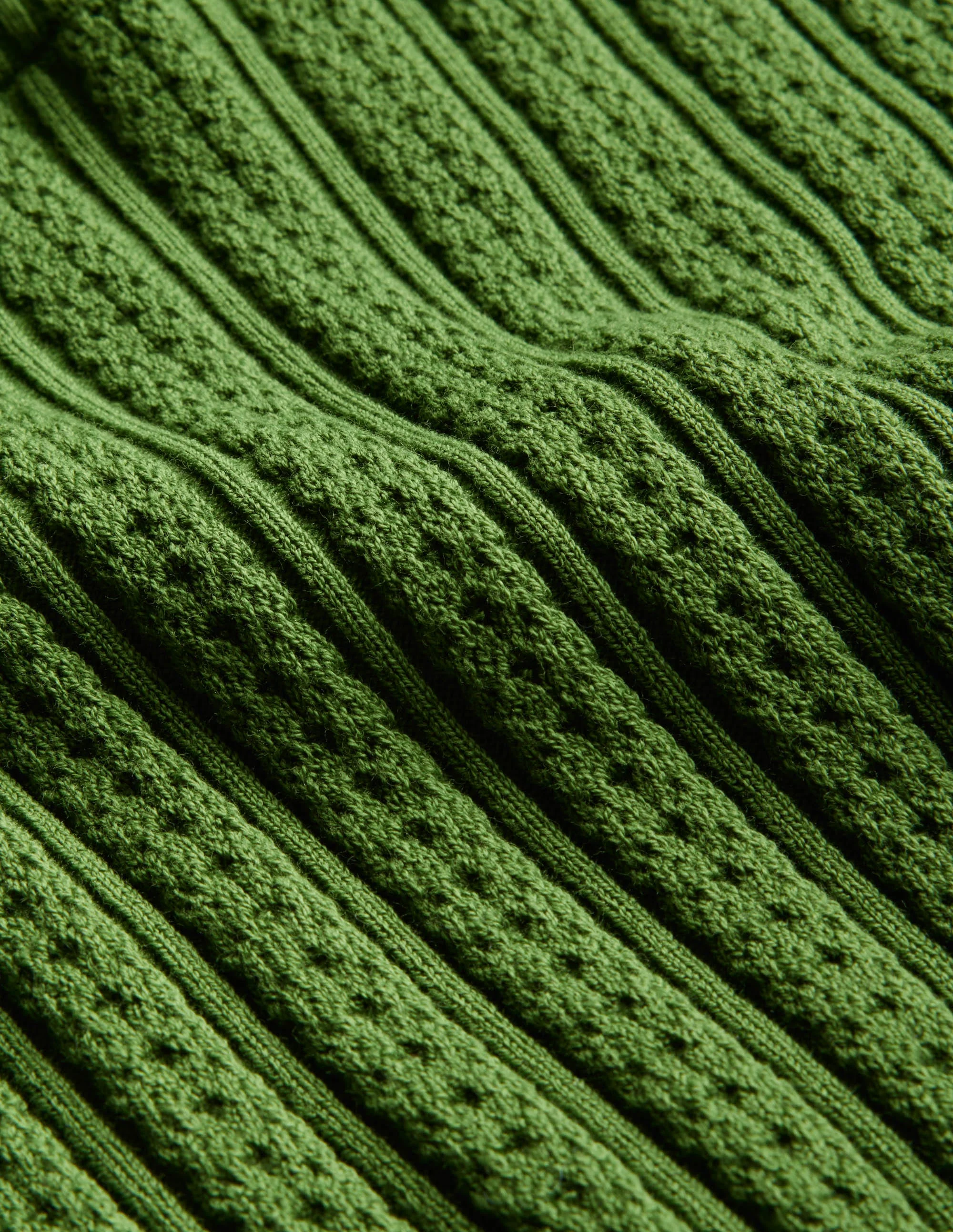 Ribbed Pointelle Top-Park Ranger - Image 3