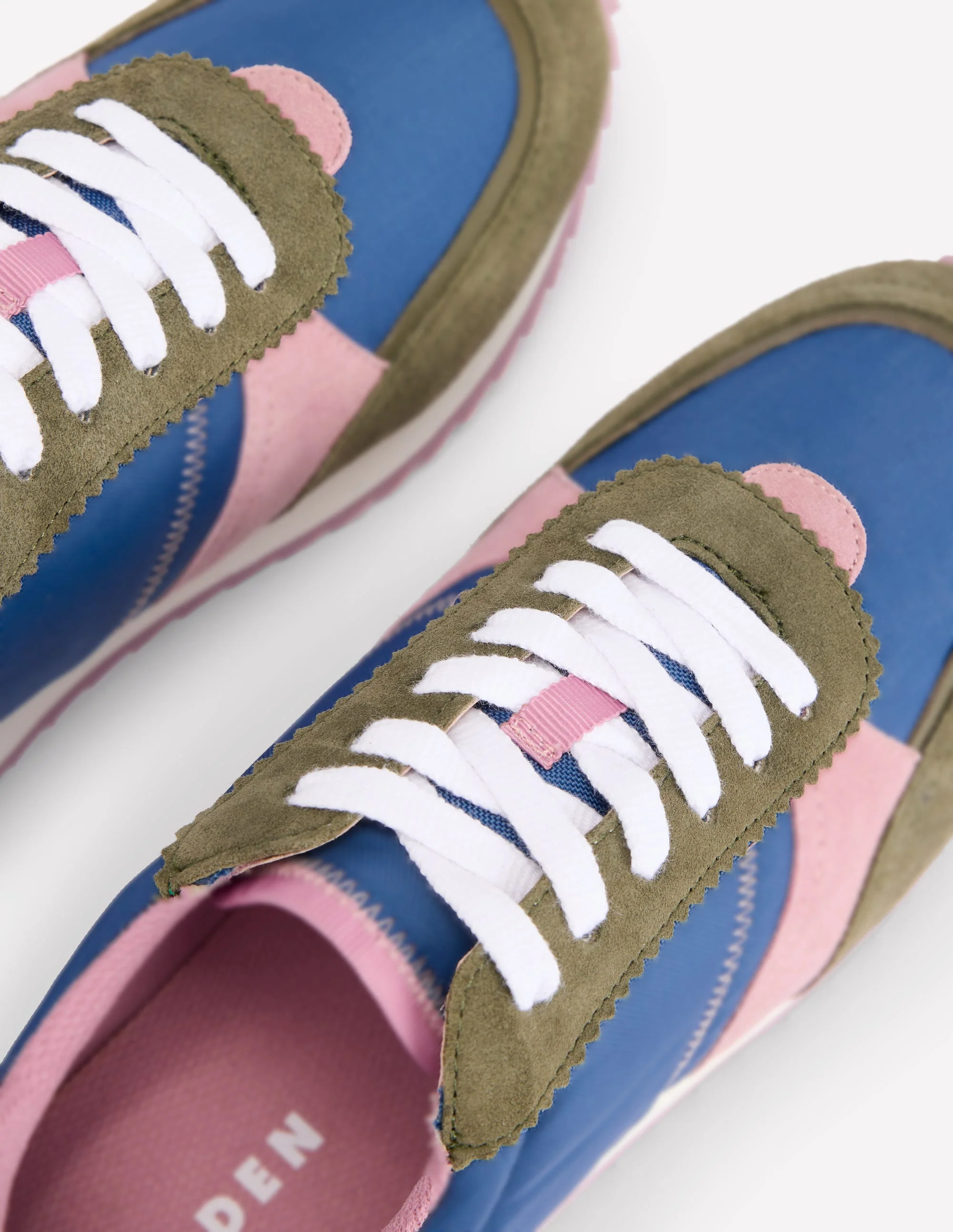 Runner Sneakers-Blue Colourblock - Image 4