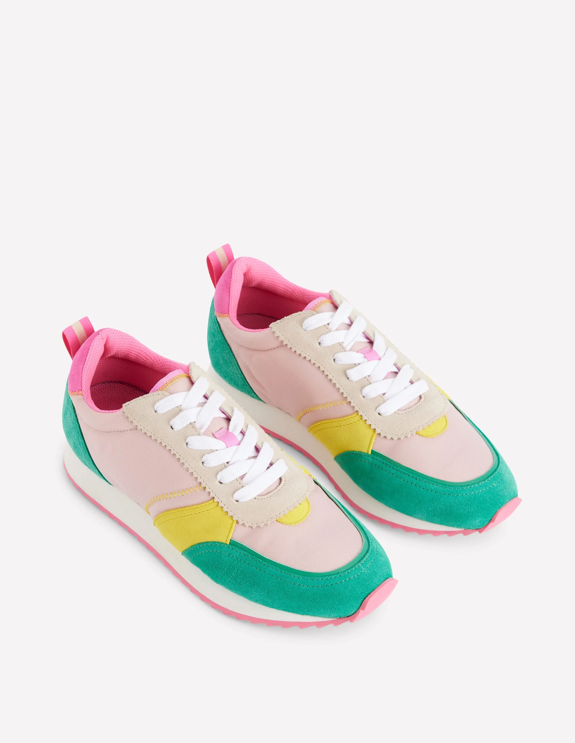 Runner Sneakers-Pink Colourblock - Image 3
