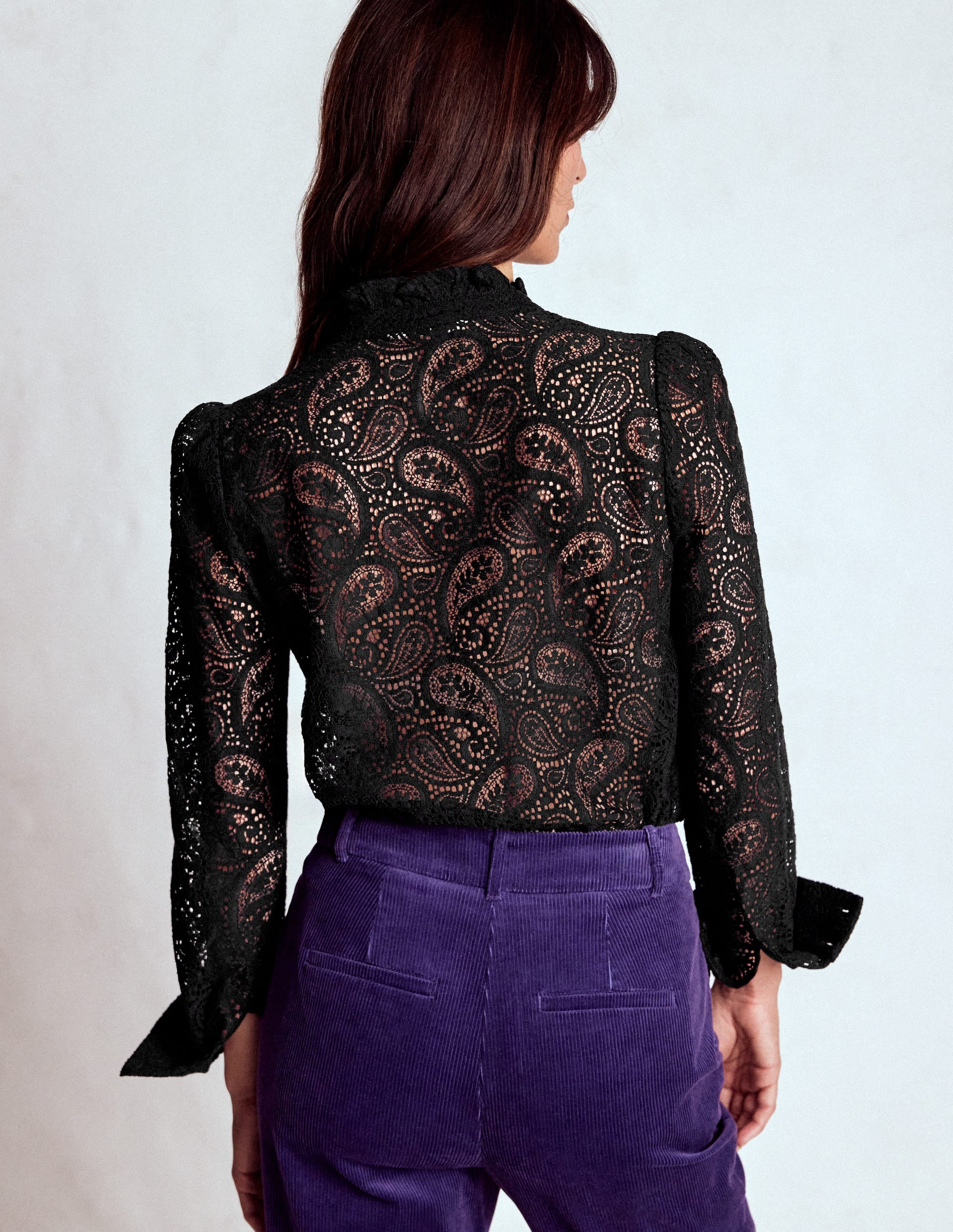 Sasha Lace Top-Black - Image 3