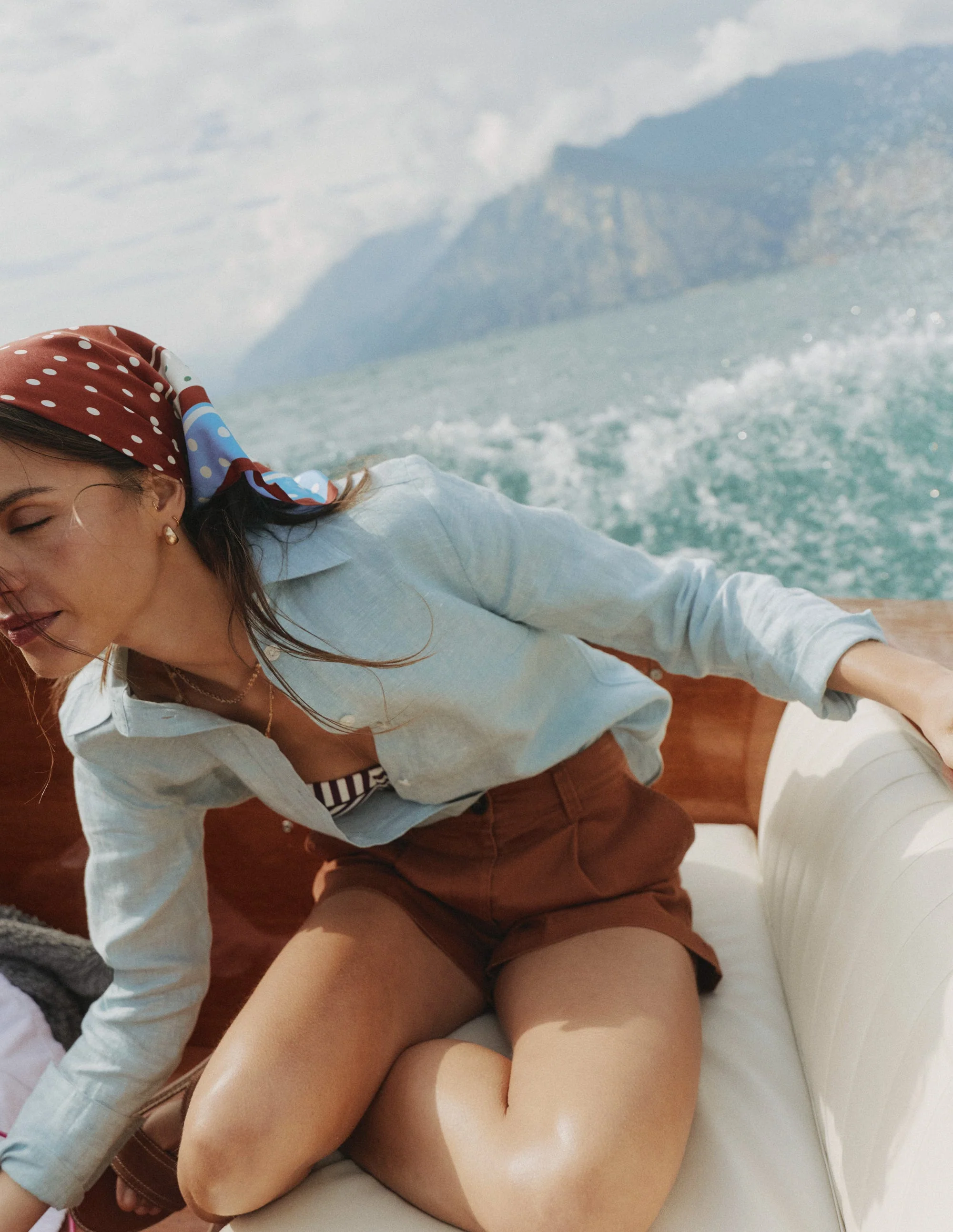 Sienna Linen Shirt-Chambray - Image 5