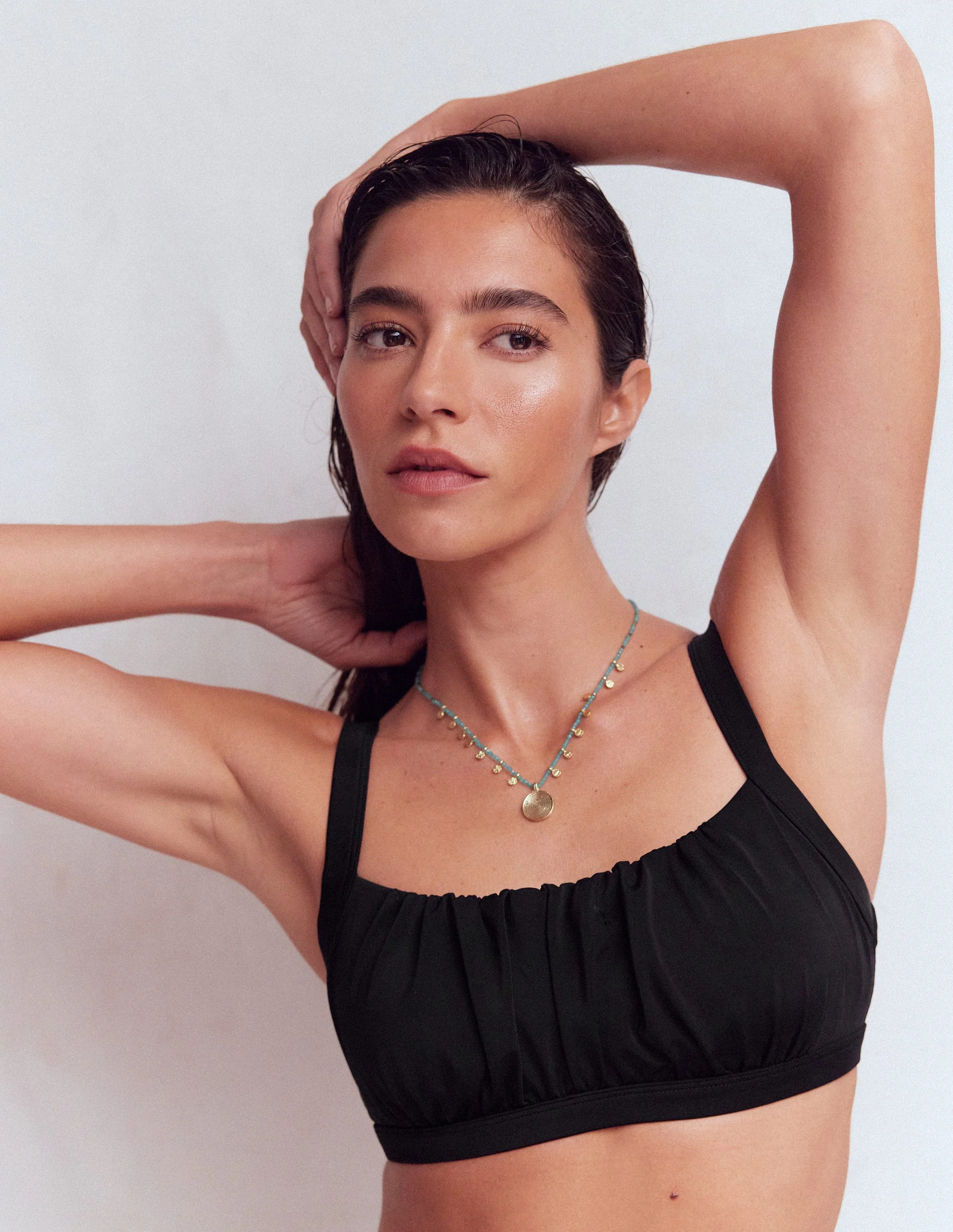 Skiathos Bikini Top-Black - Image 4
