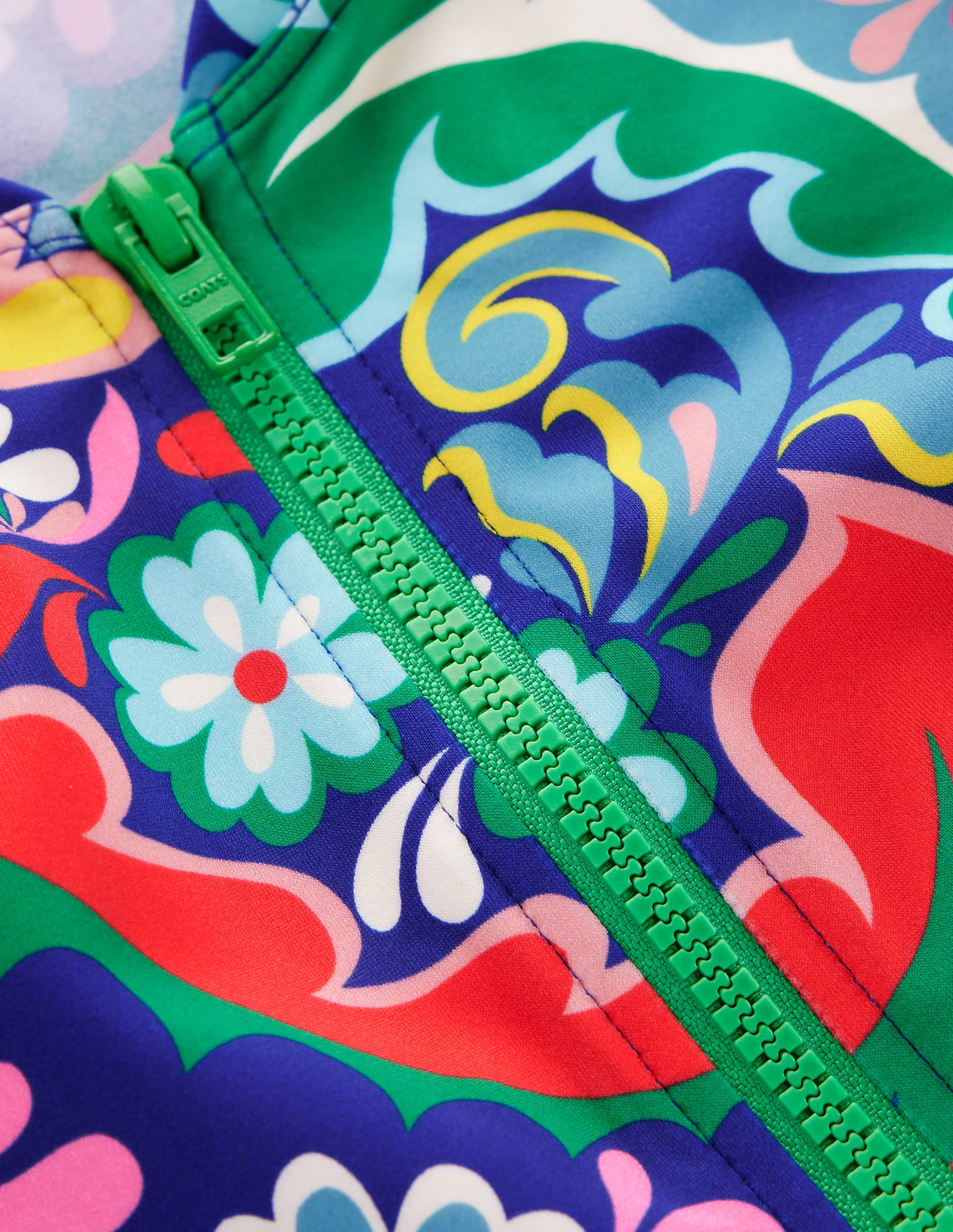 Sun Safe Raglan Rash Vest-Multi, Meadow Paisley - Image 6