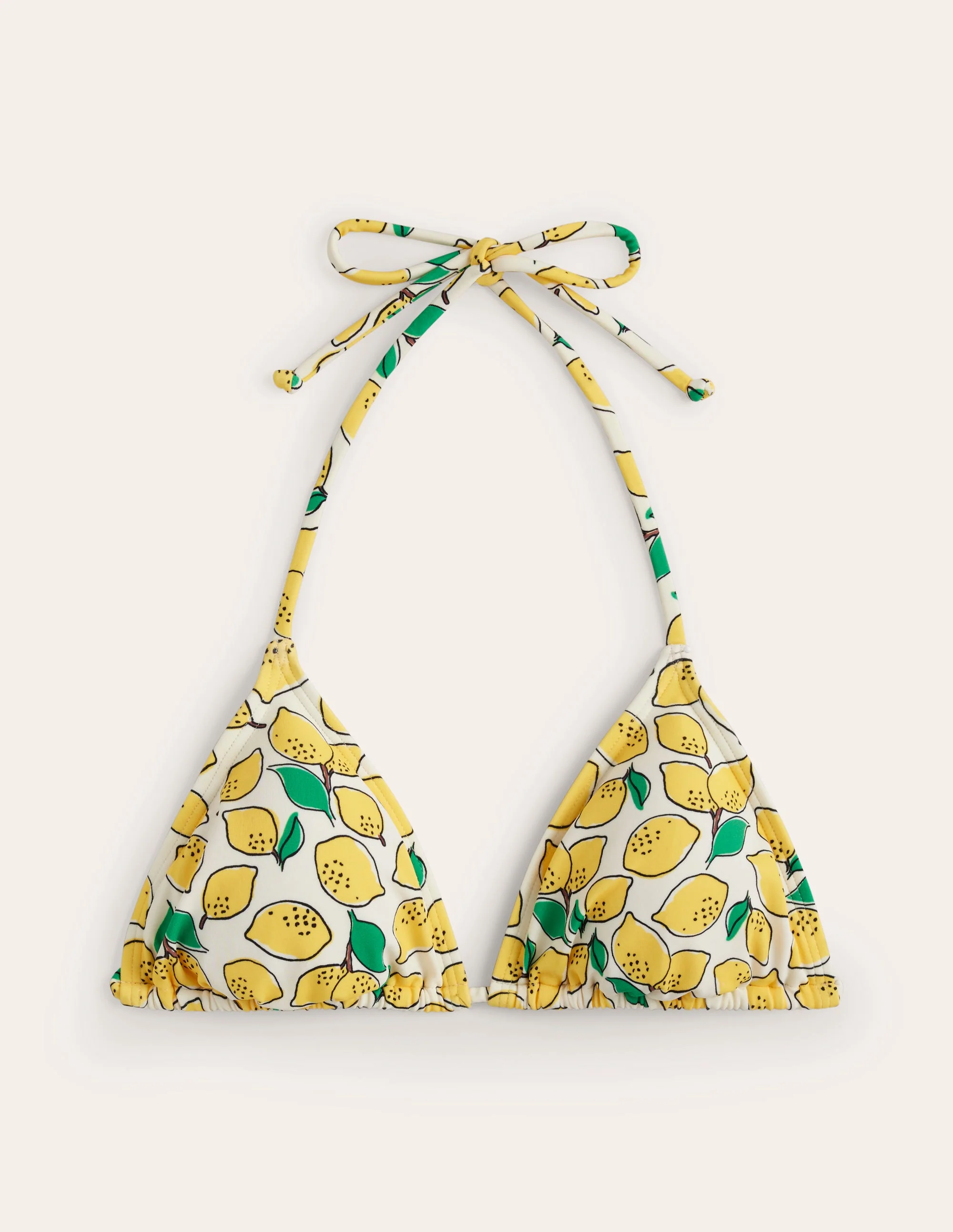 Symi String Bikini Top-Ivory, Lemons - Image 6