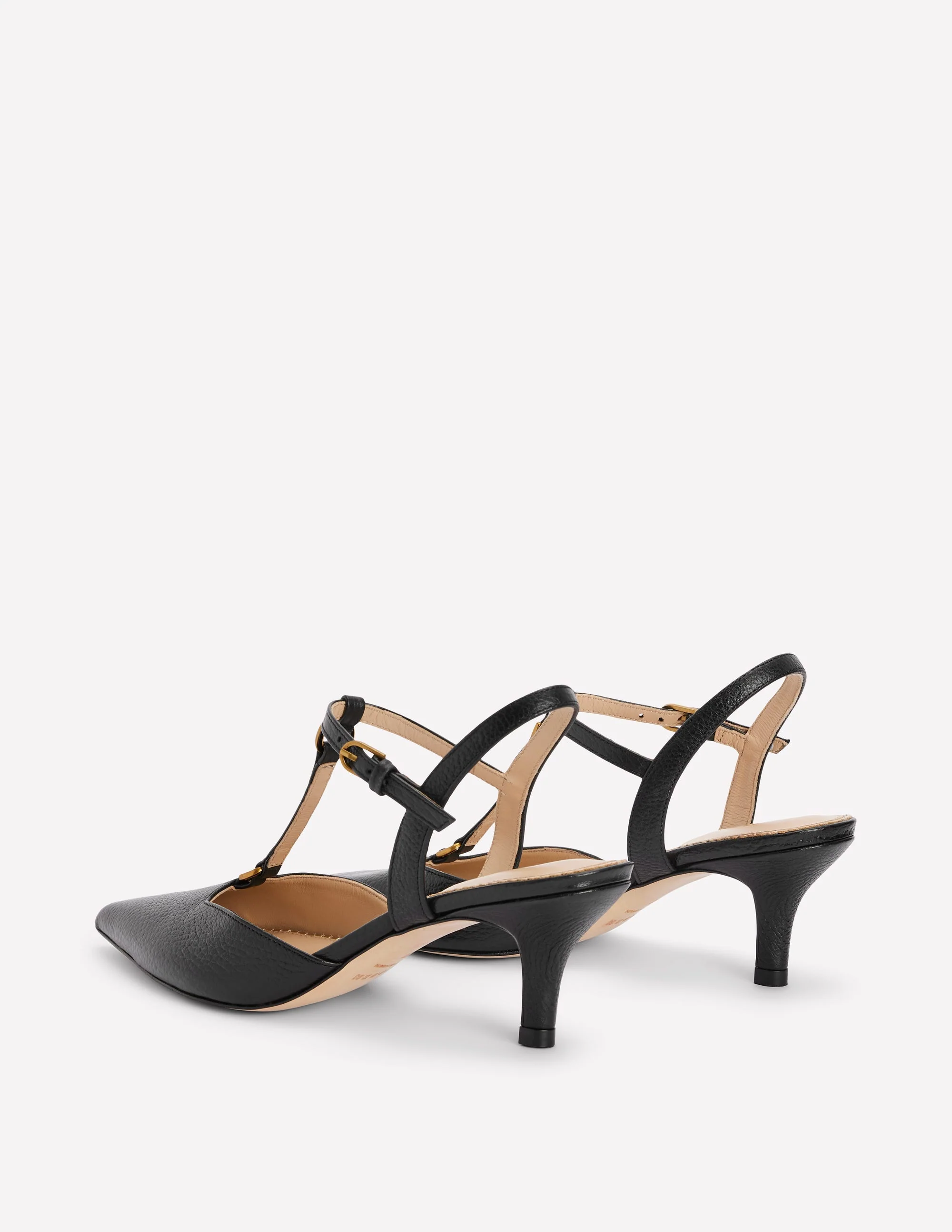 T-Bar Point Heels-Black - Image 6