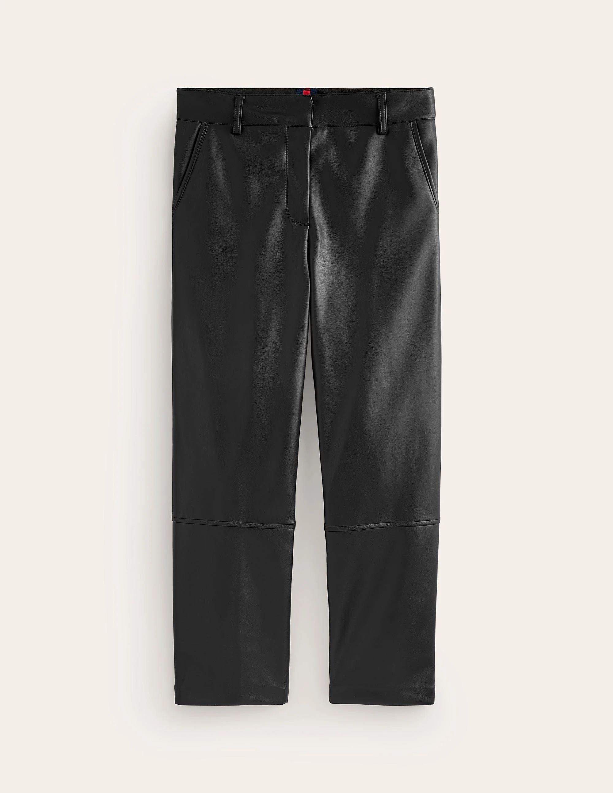 Tapered PU Pants-Black - Image 6