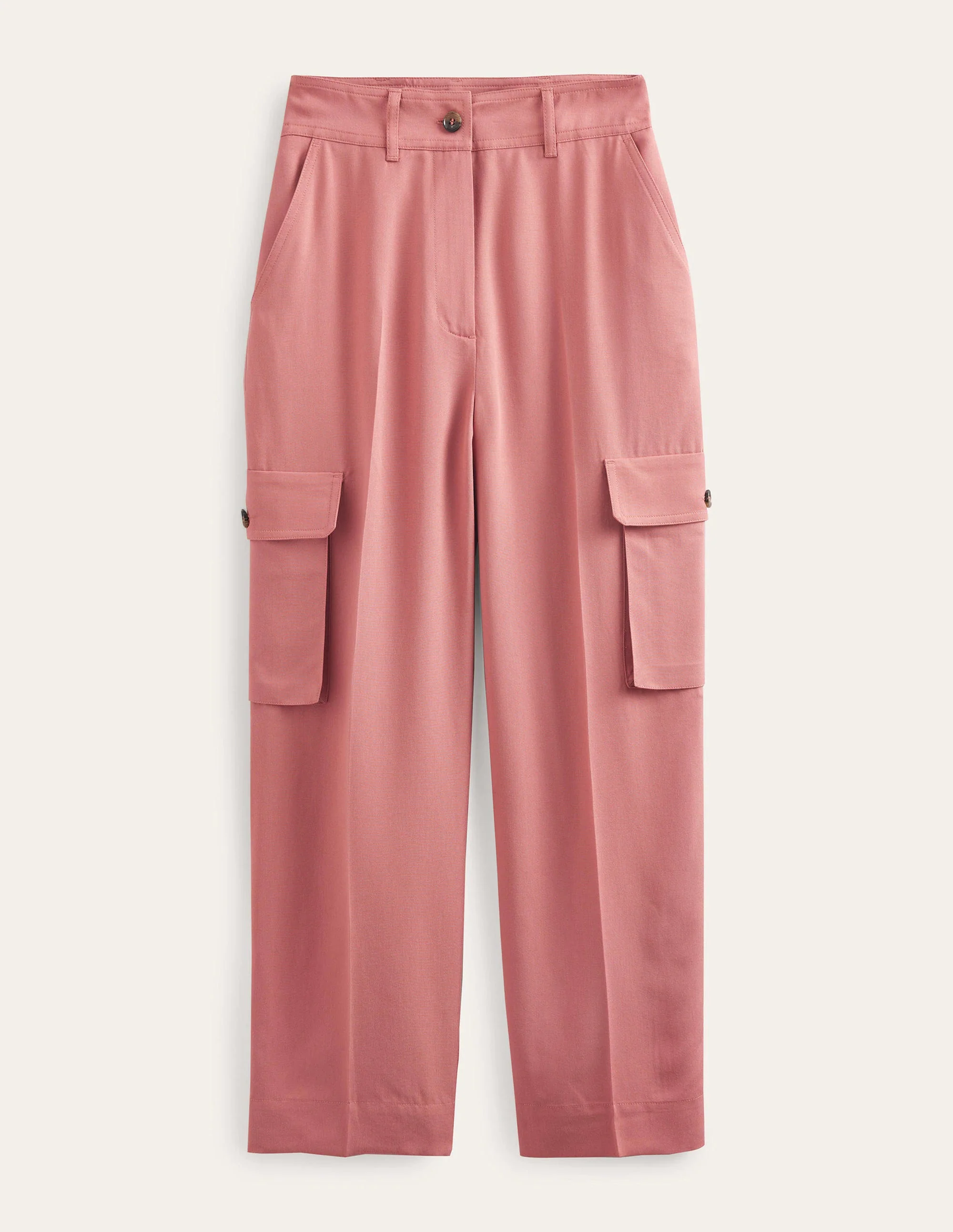 Tencel Cargo Pants-Dusty Rose - Image 6