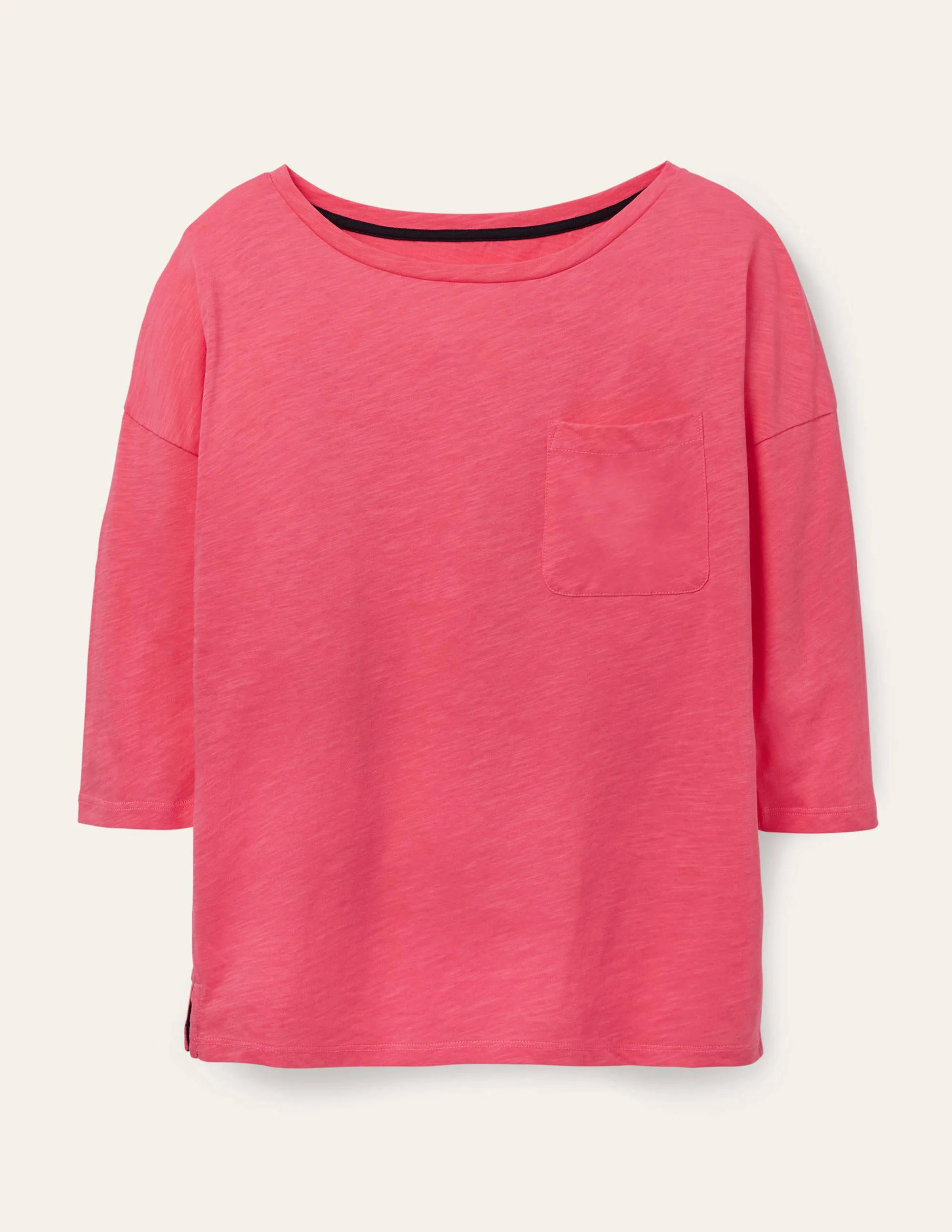The Cotton Boxy Boatneck Tee-Lollipop - Image 6