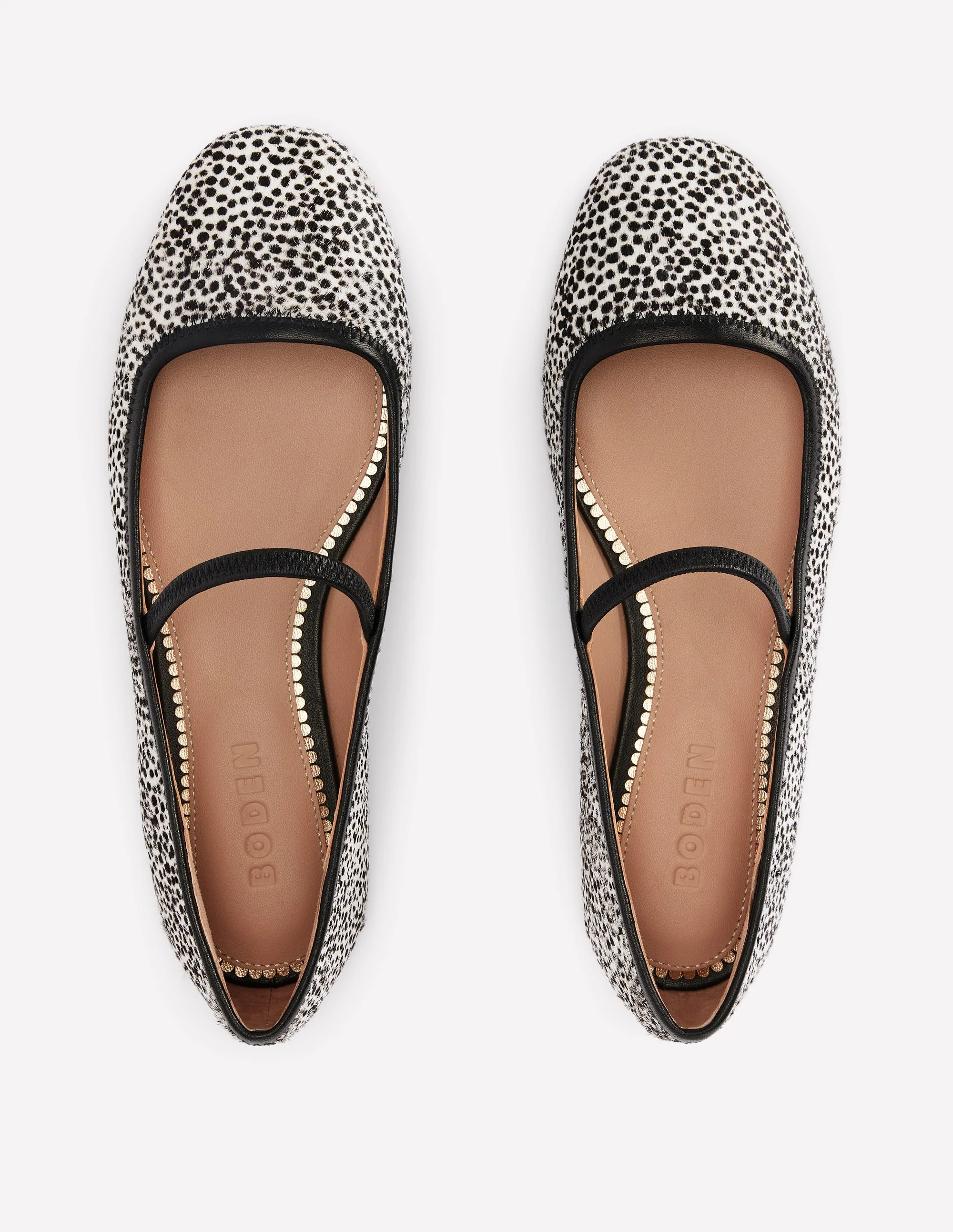 Thea Mary Jane Ballet Flats-Dalmation Pony - Image 5