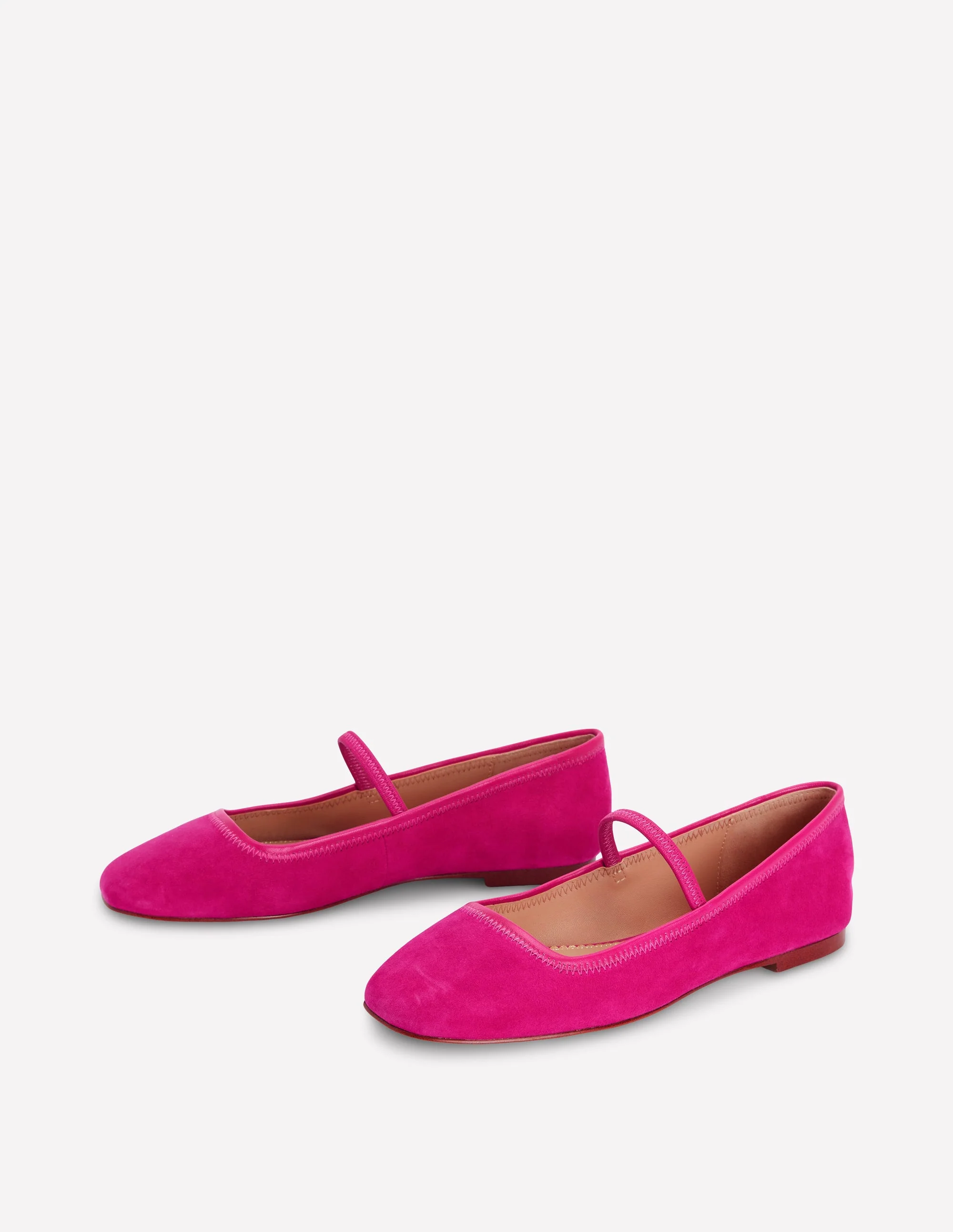Thea Mary Jane Ballet Flats-Pink Peony - Image 3