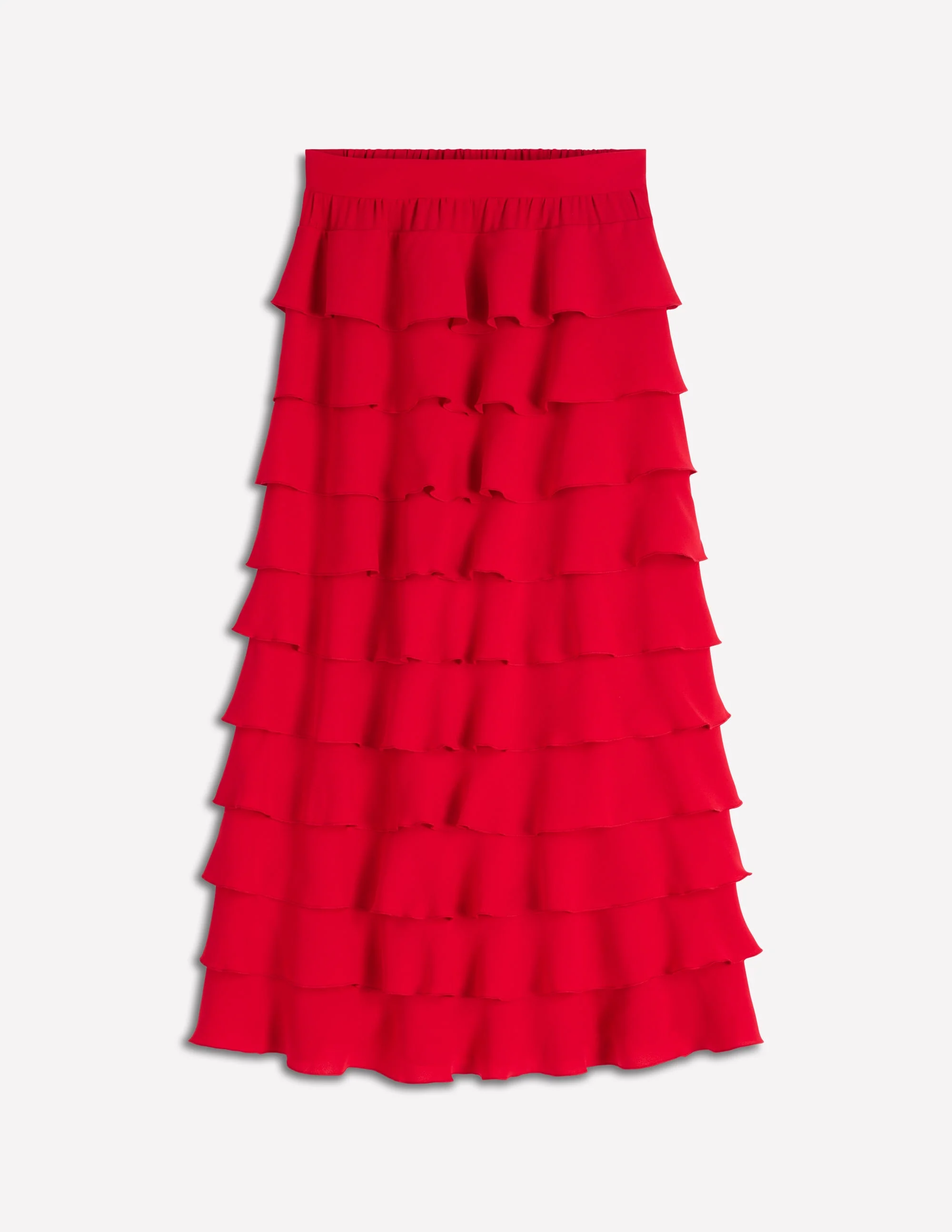 Tiered Maxi Skirt-Salsa - Image 5