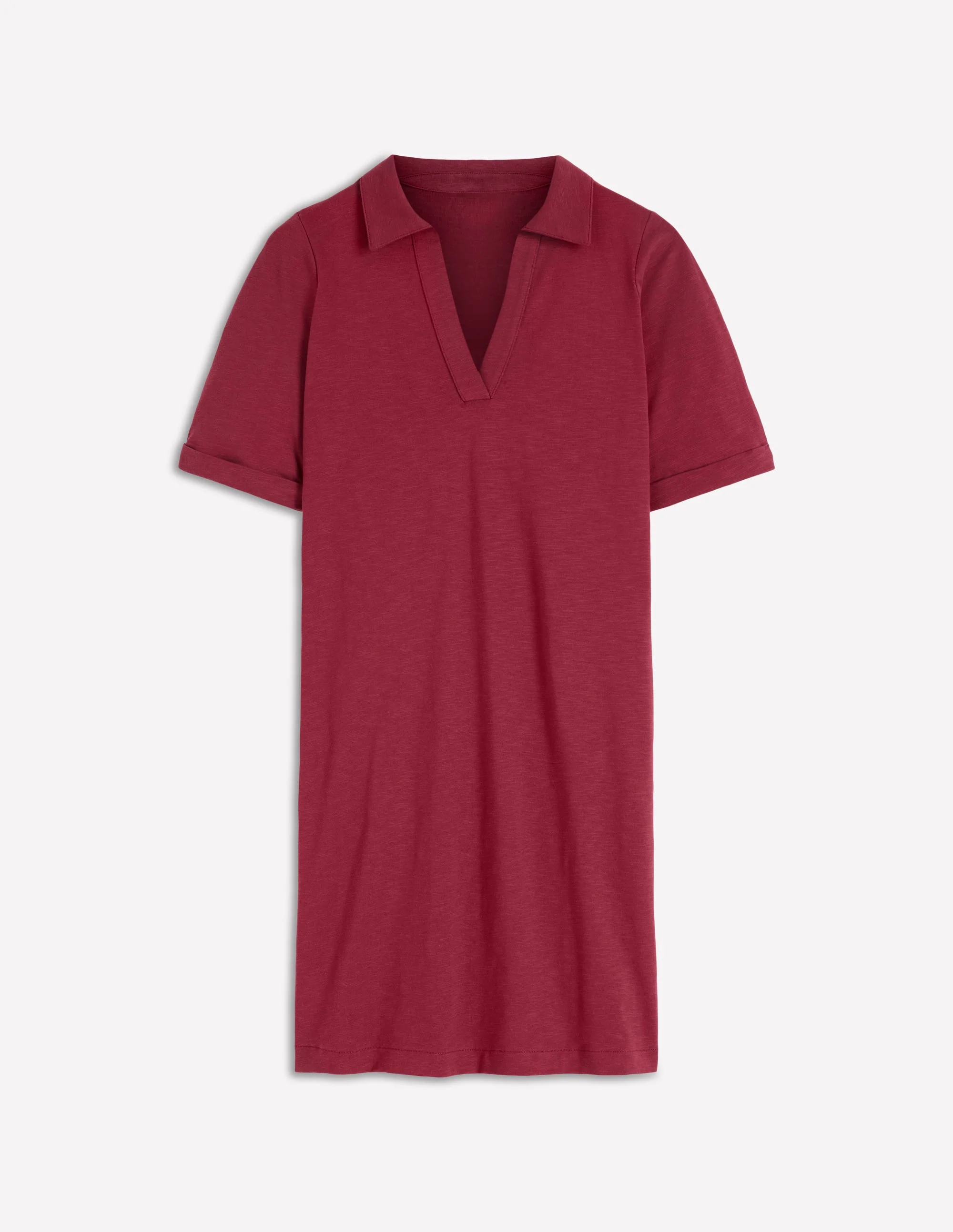 Tilda Jersey T-shirt Dress-Rich Chestnut - Image 4