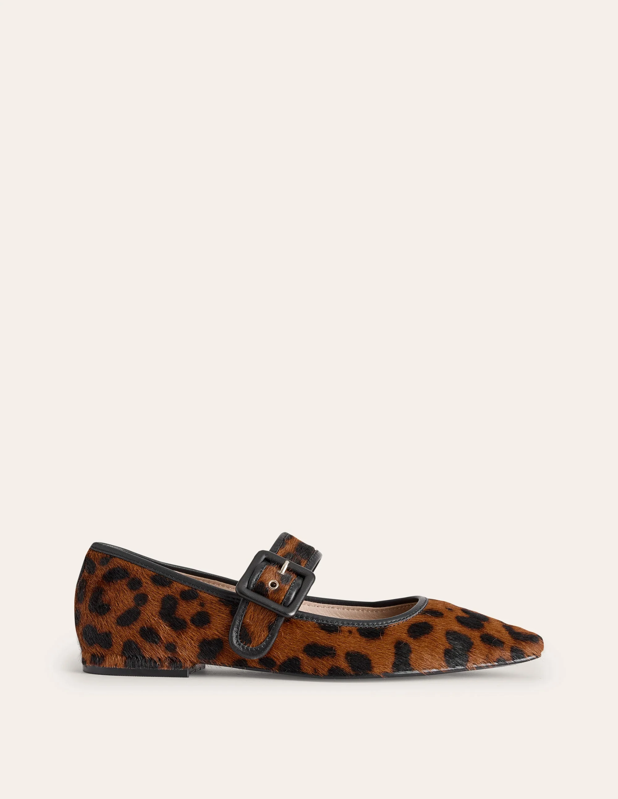 Vic Chisel Toe Mary Janes-Leopard - Image 2