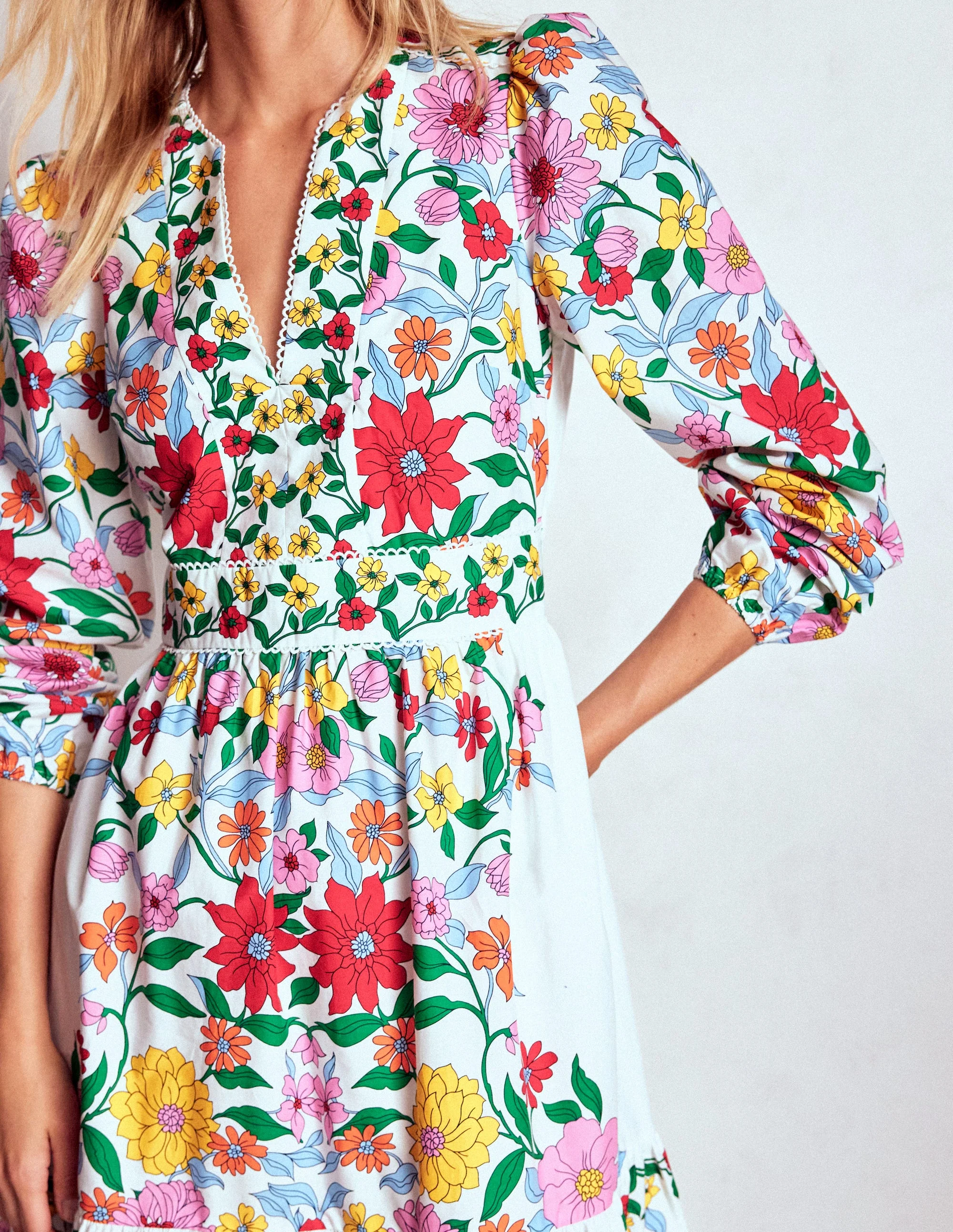 Violet Midi Dress-Multi, Dahlia Trail - Image 2