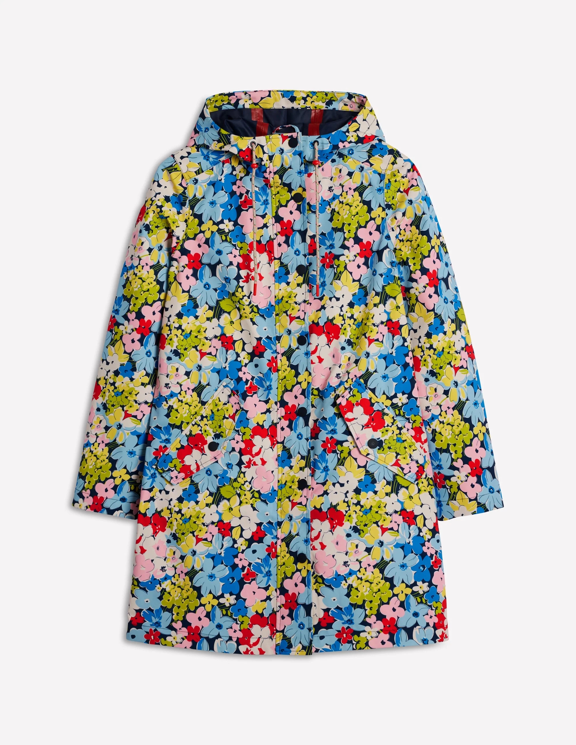 Wells Waterproof Hooded Coat-Multi, Flowerbed Cluster - Image 5