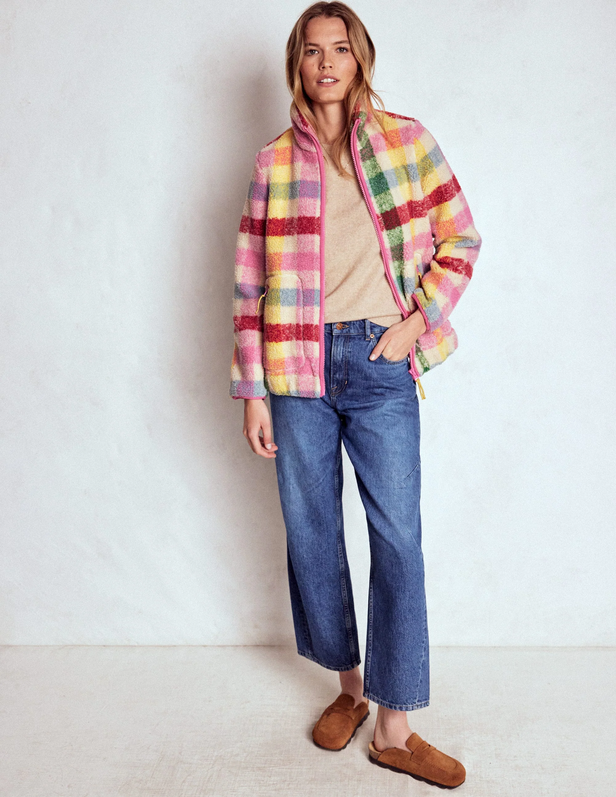 Westminster Borg Jacket-Multi, Check - Image 4